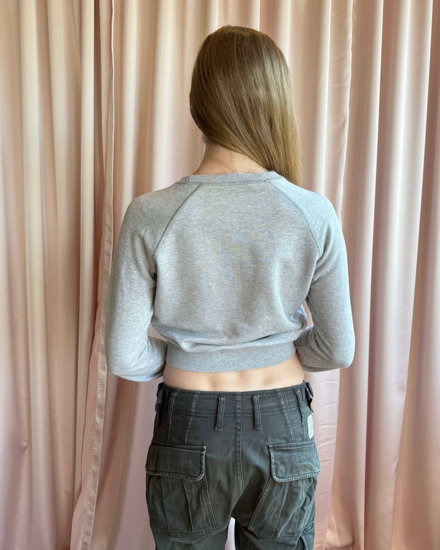 Dsquared² S/S 2004 "1964" Cropped Grey Sweatshirt