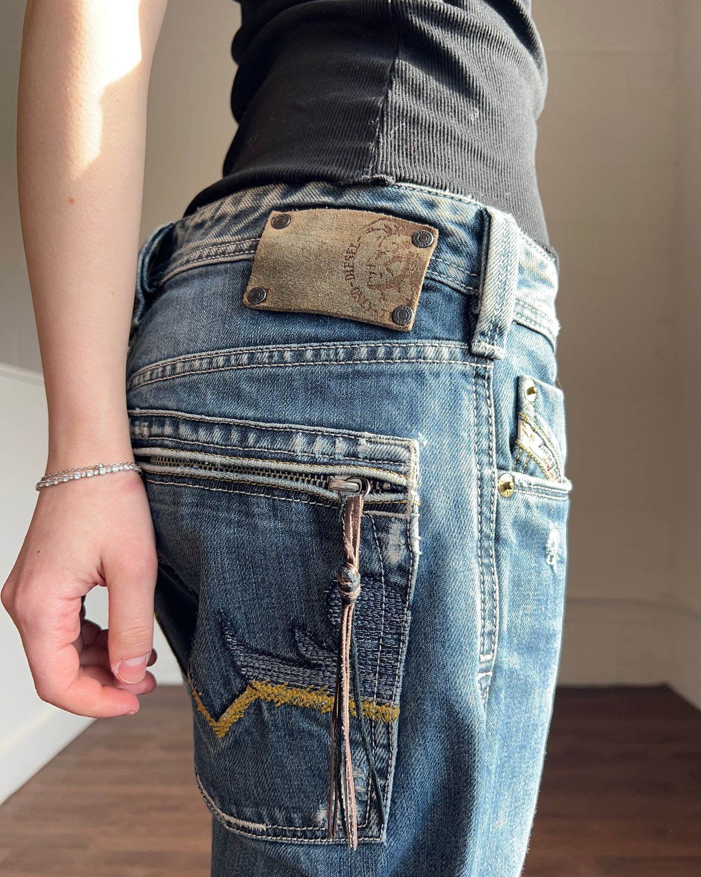 Diesel Baggy Straight Leg Denim