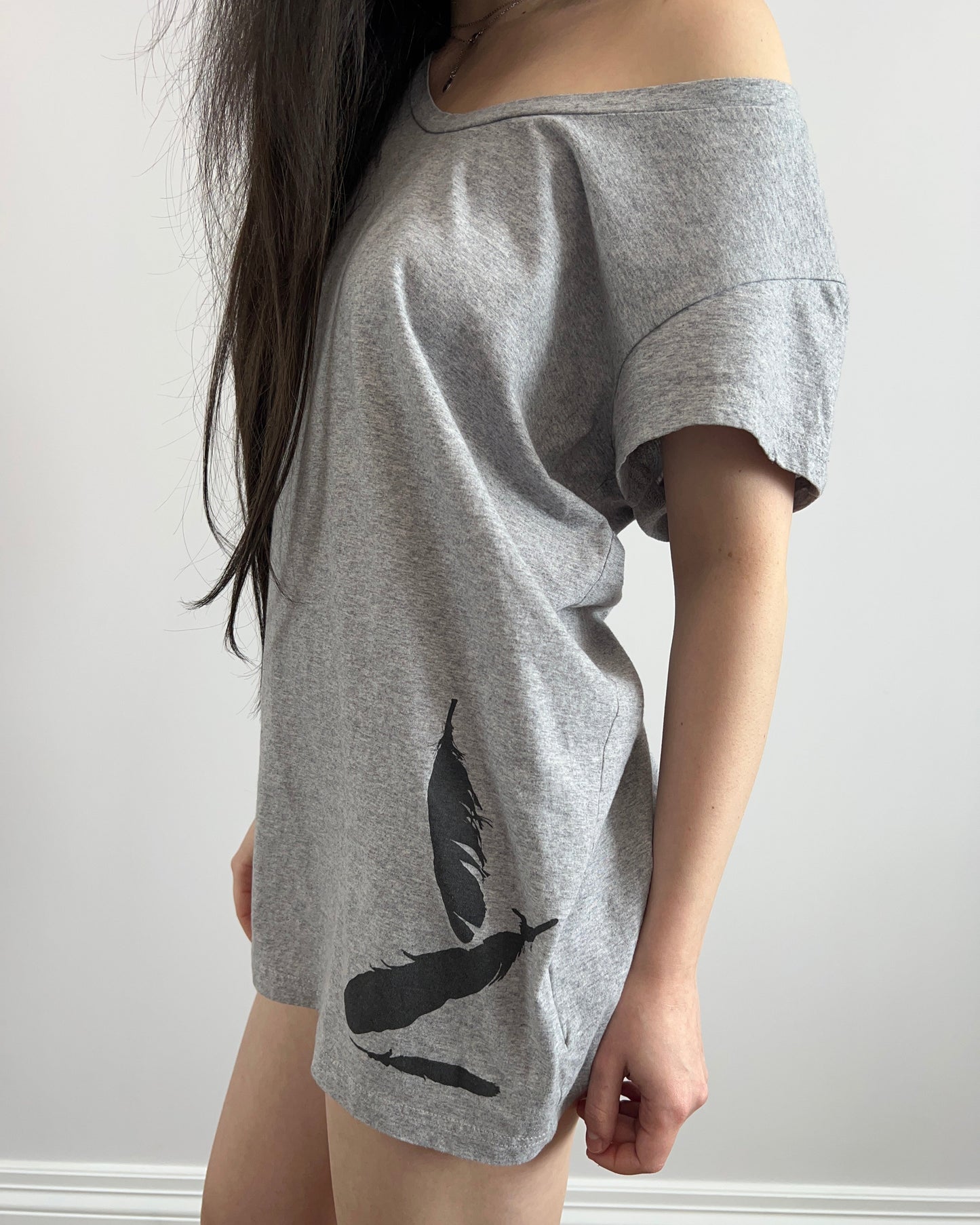 Y-3 F/W 2012 Grey Graphic T-Shirt