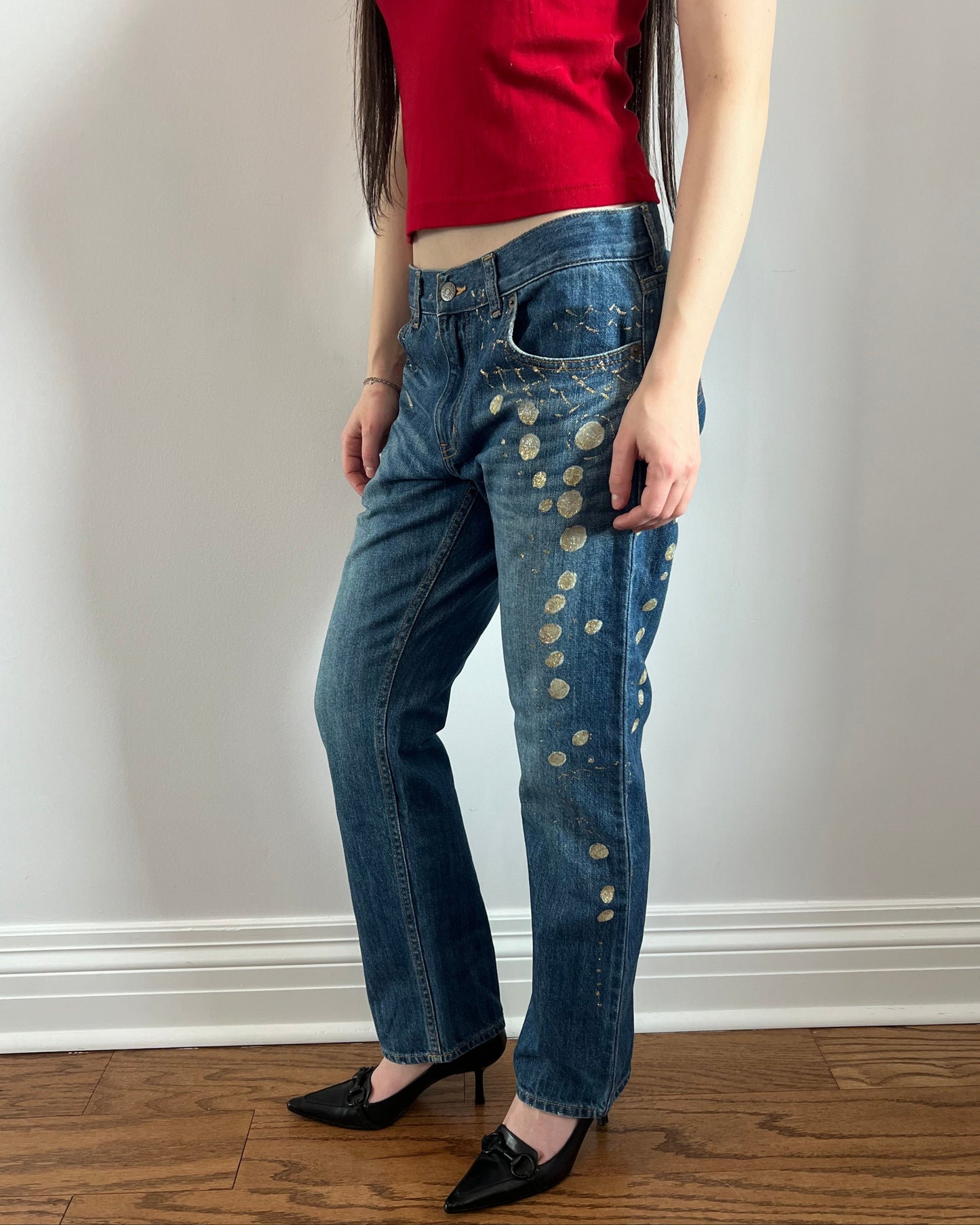 Tsumori Chisato F/W 2013 Glitter Denim