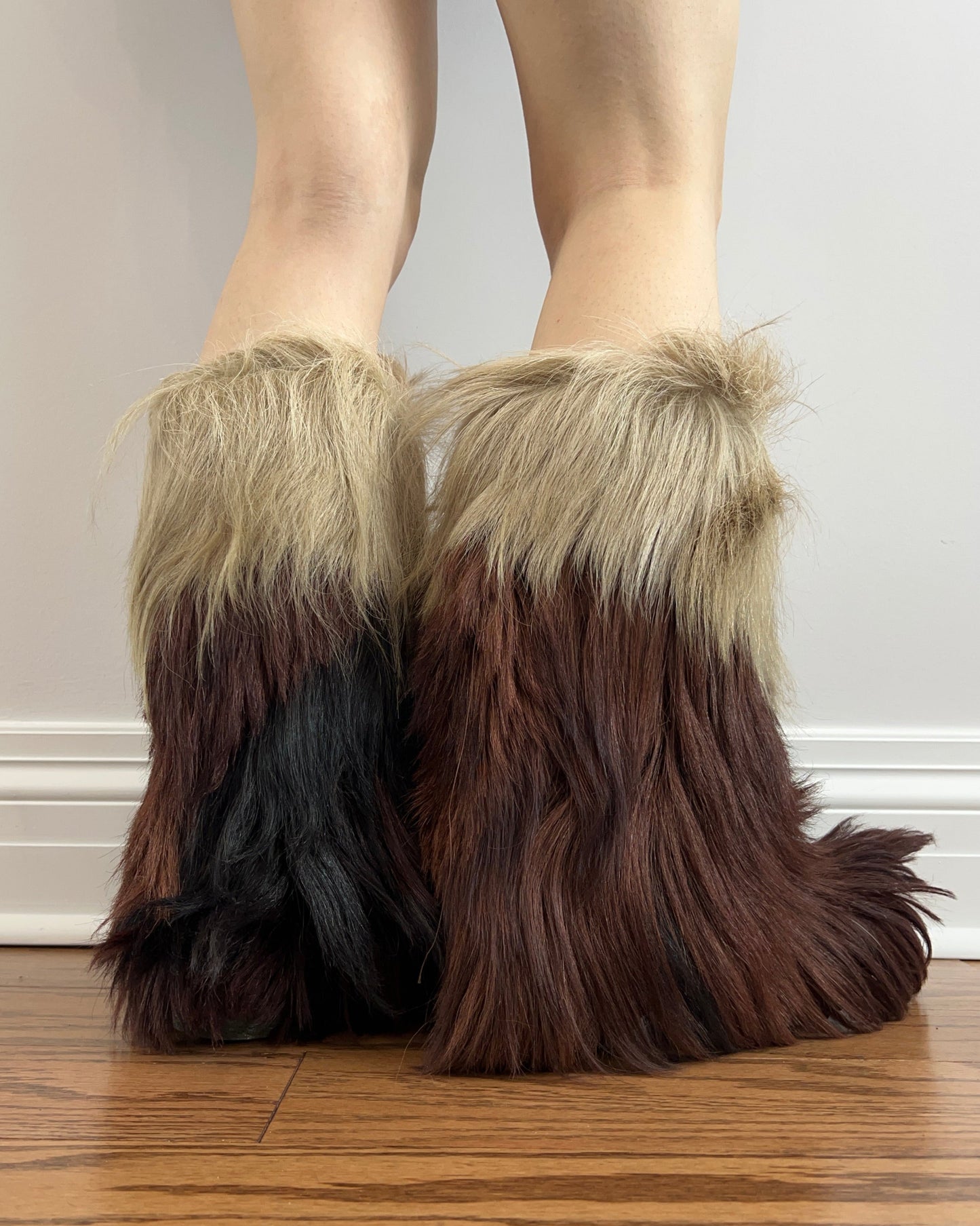 1970’s Après Ski Goat Fur Boots