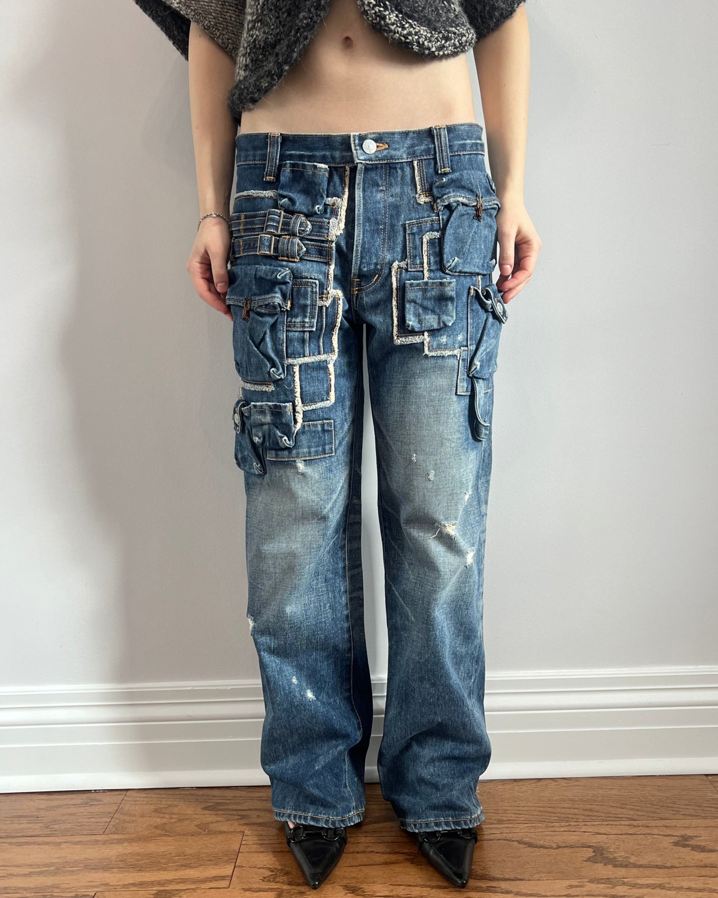 Sunao Kuwahara Cargo Denim