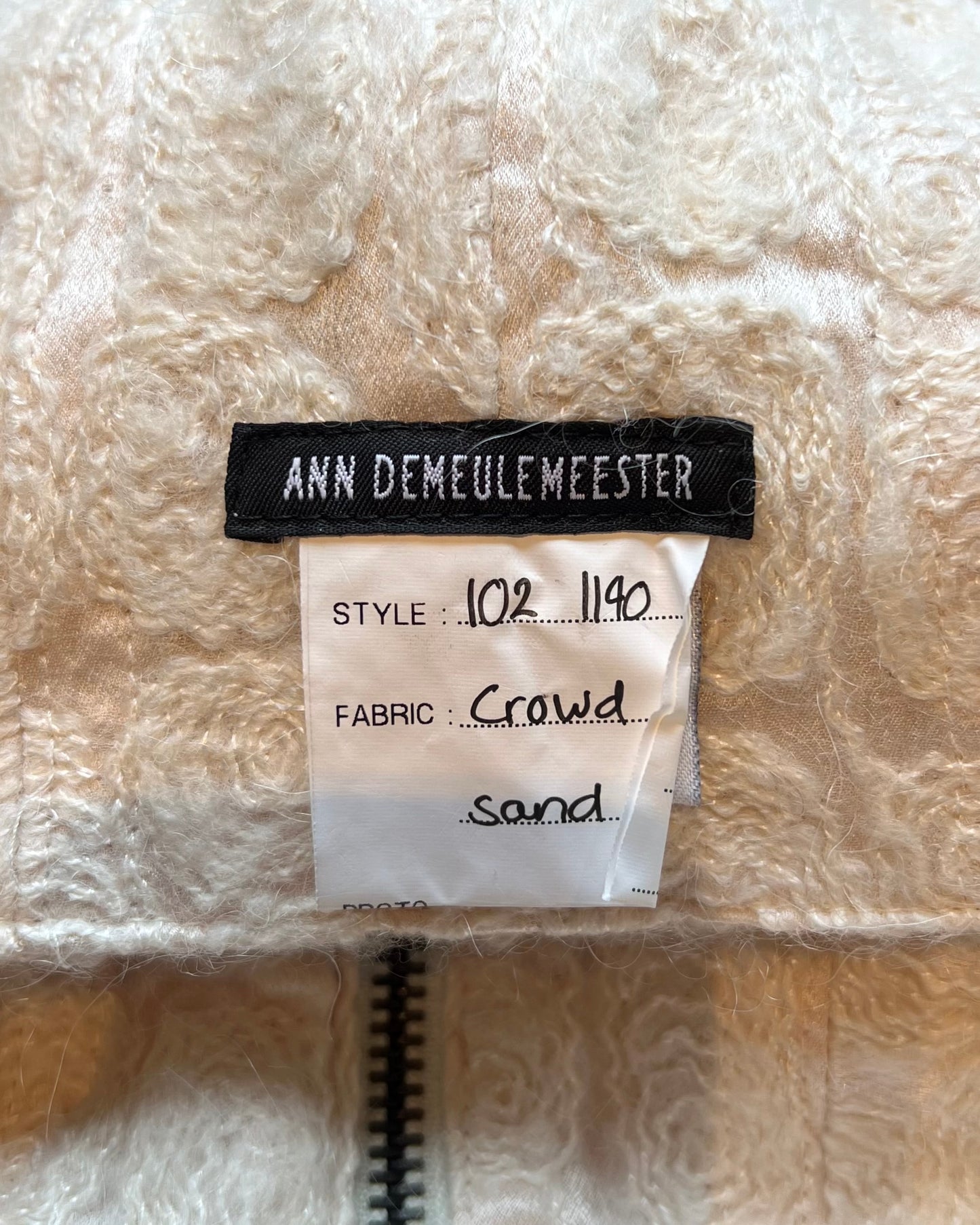 Ann Demeulemeester Zipper Bonnet