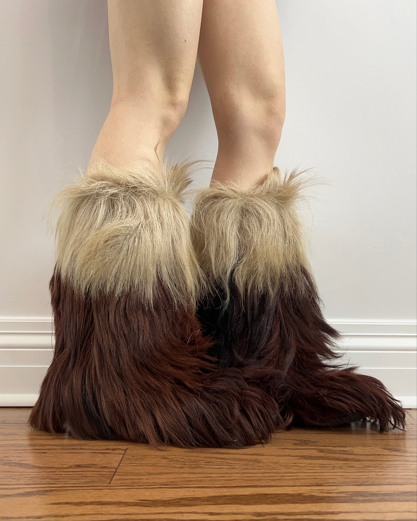 1970’s Après Ski Goat Fur Boots