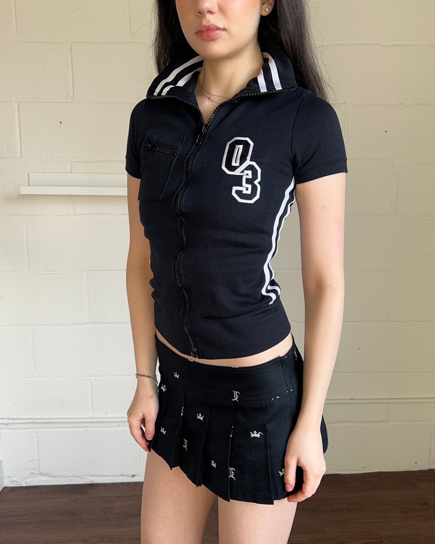 Japanese Brand Zip Up Top
