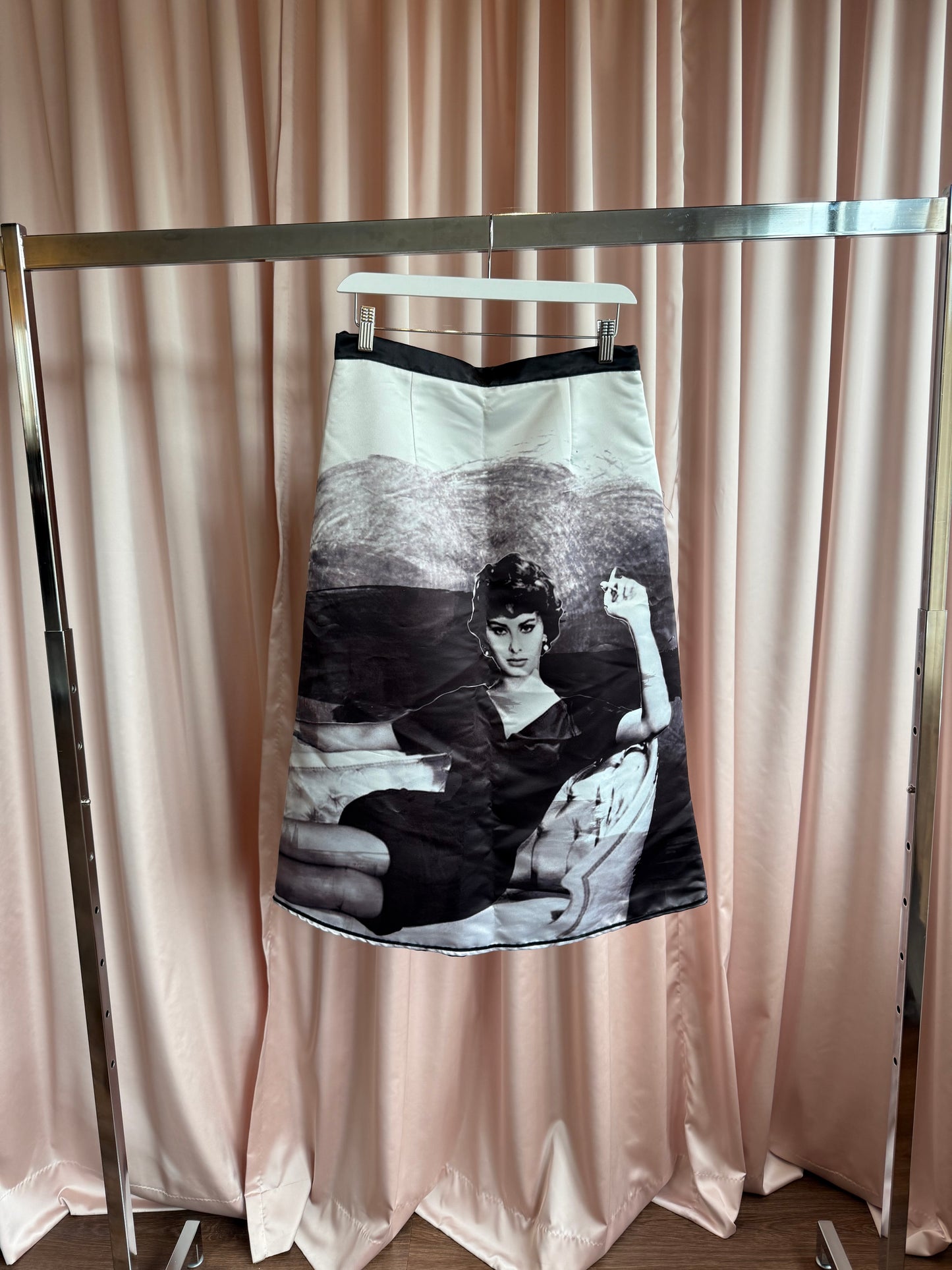 Italian Brand Sophia Loren Print Skirt