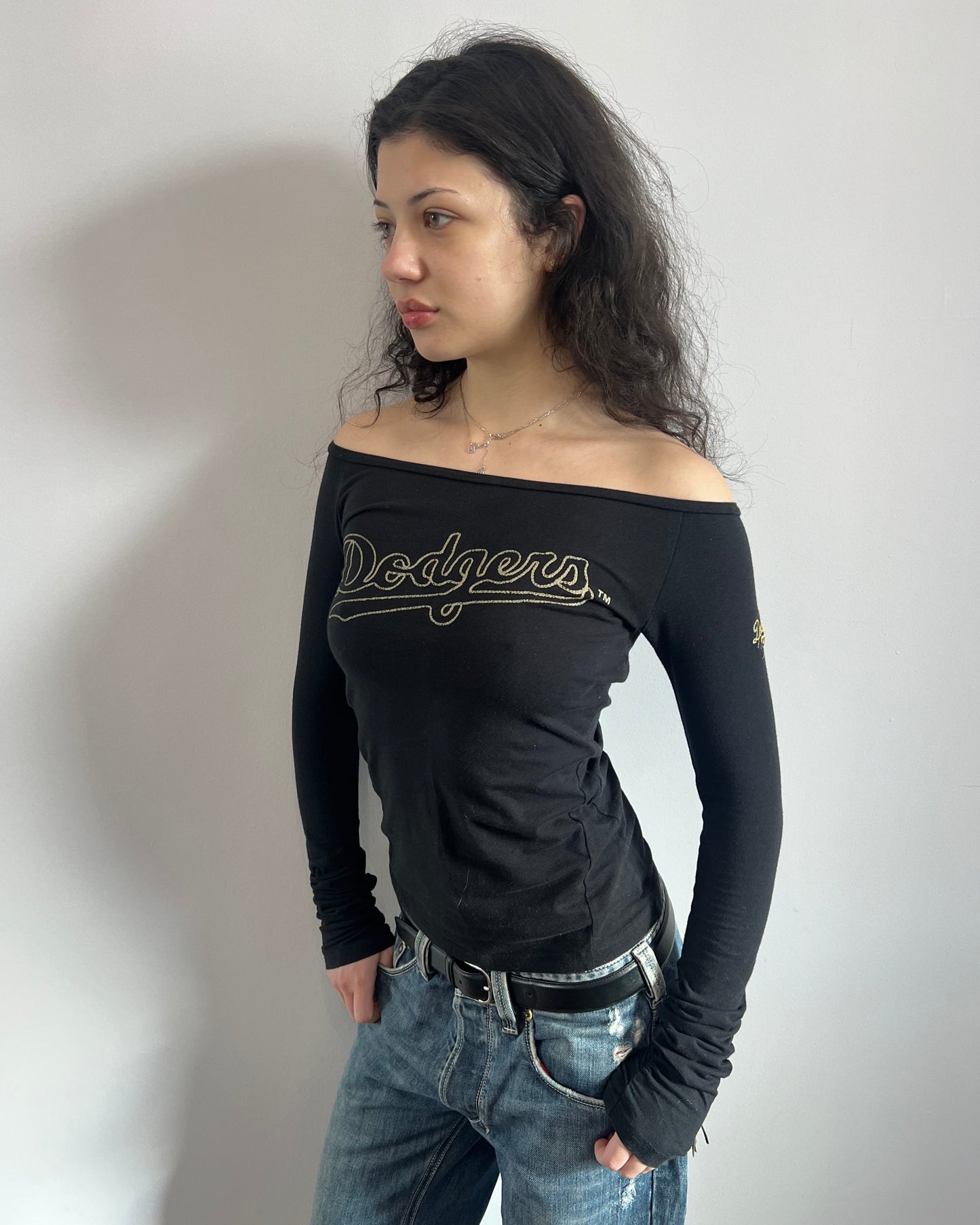 Japanese Brand x MLB LA Dodgers Long Sleeve Top