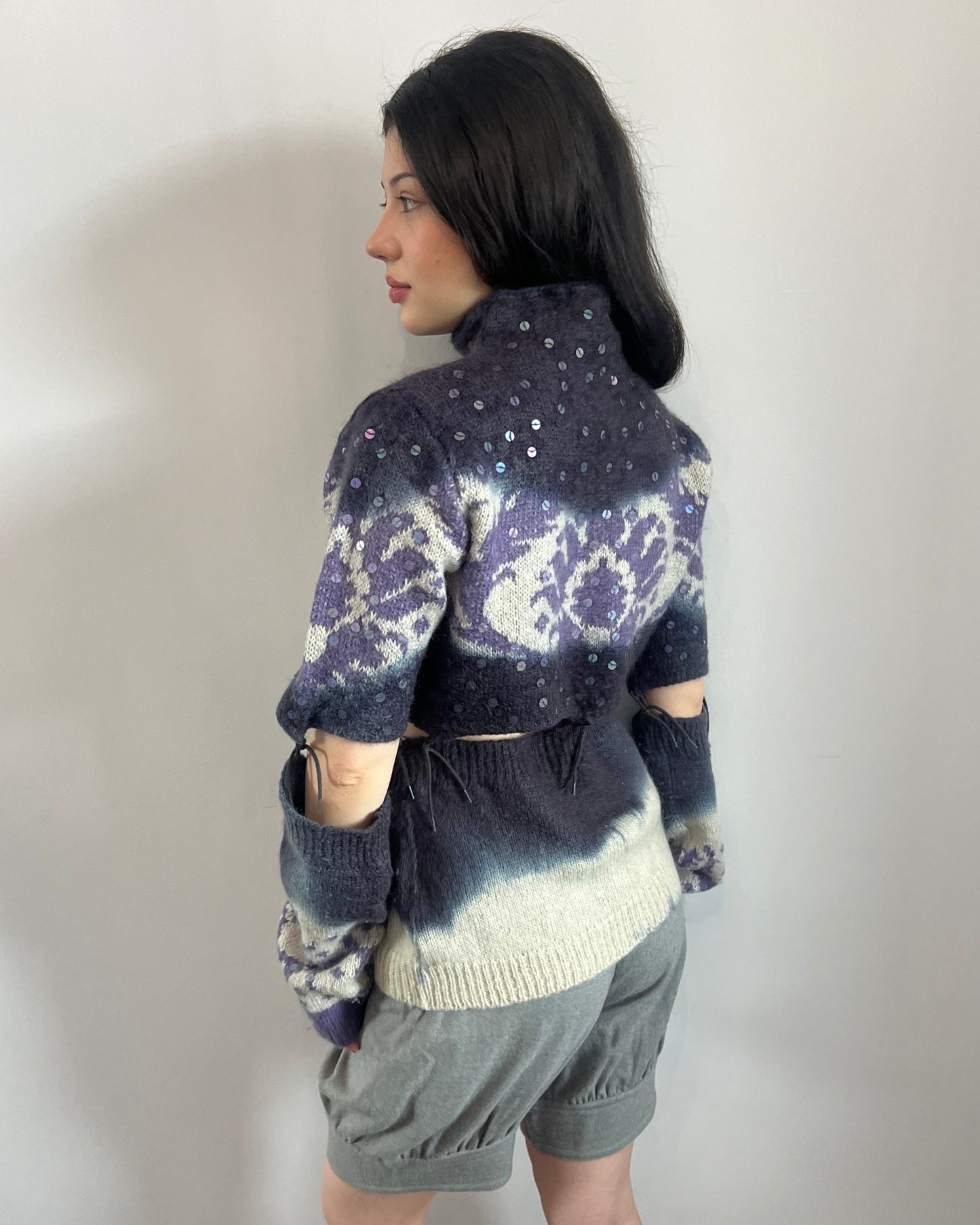 Sportmax Code Sequins Knit Turtleneck