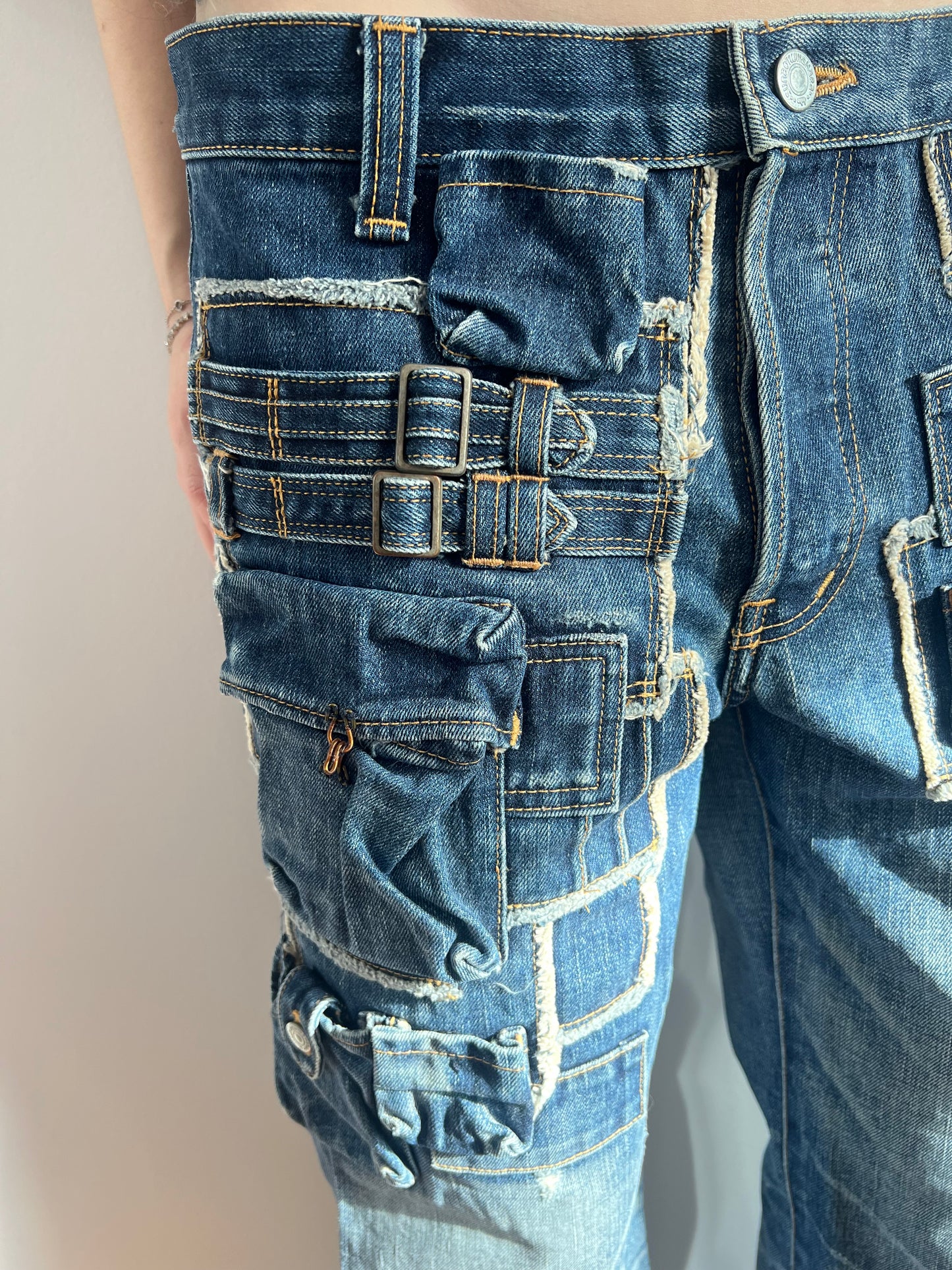 Sunao Kuwahara Cargo Denim