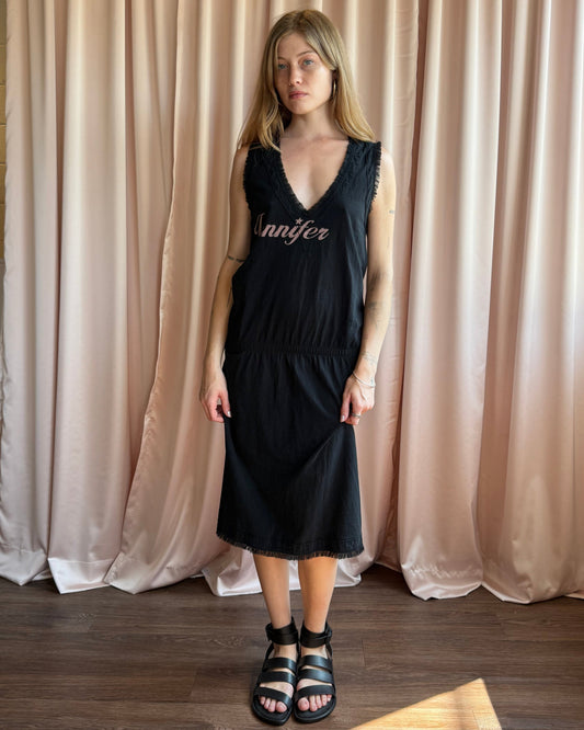 Hysteric Glamour “Jennifer” Drop Waist Black Dress