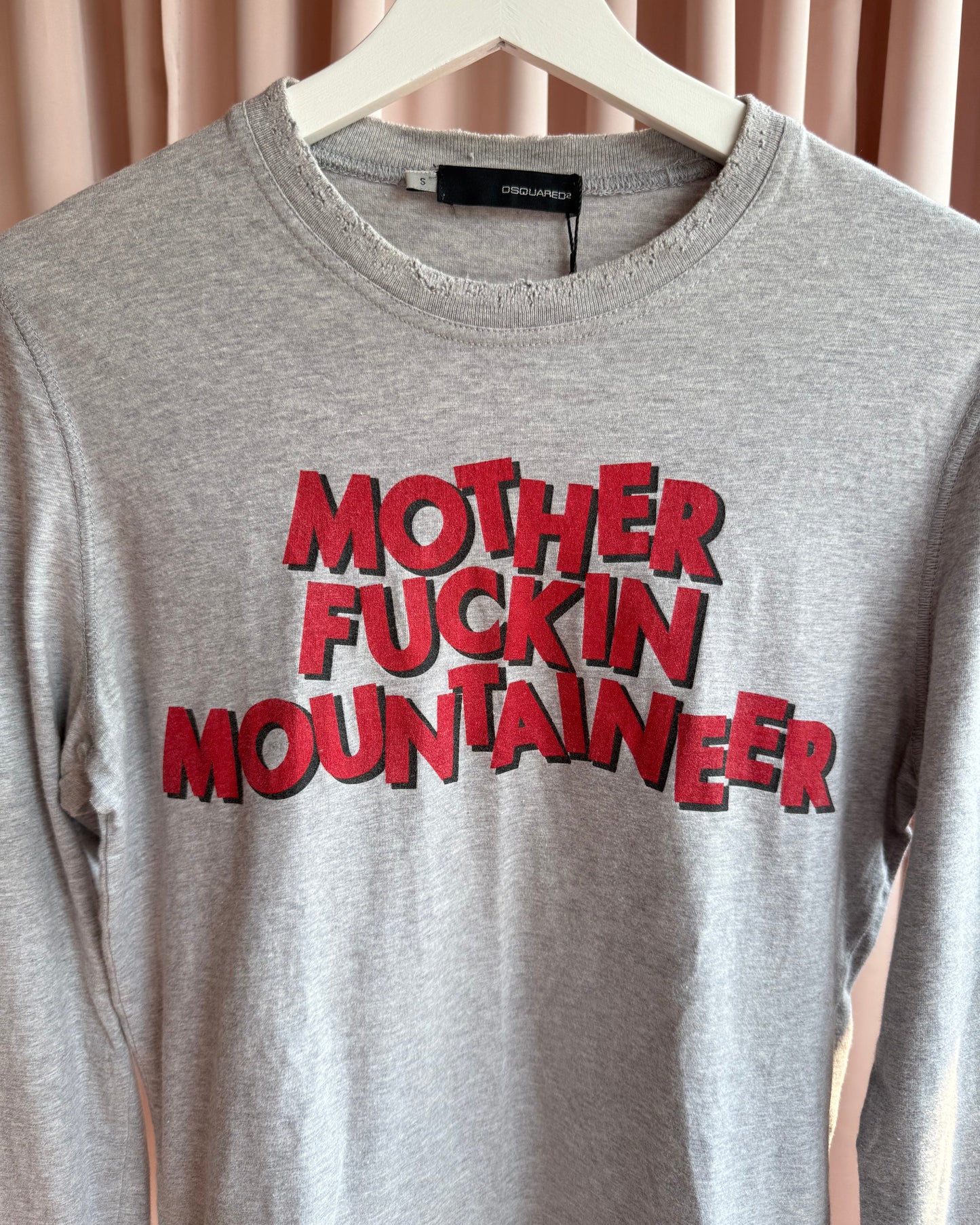 Dsquared² “Mother F*ckin Mountaineer” Long Sleeve T-Shirt