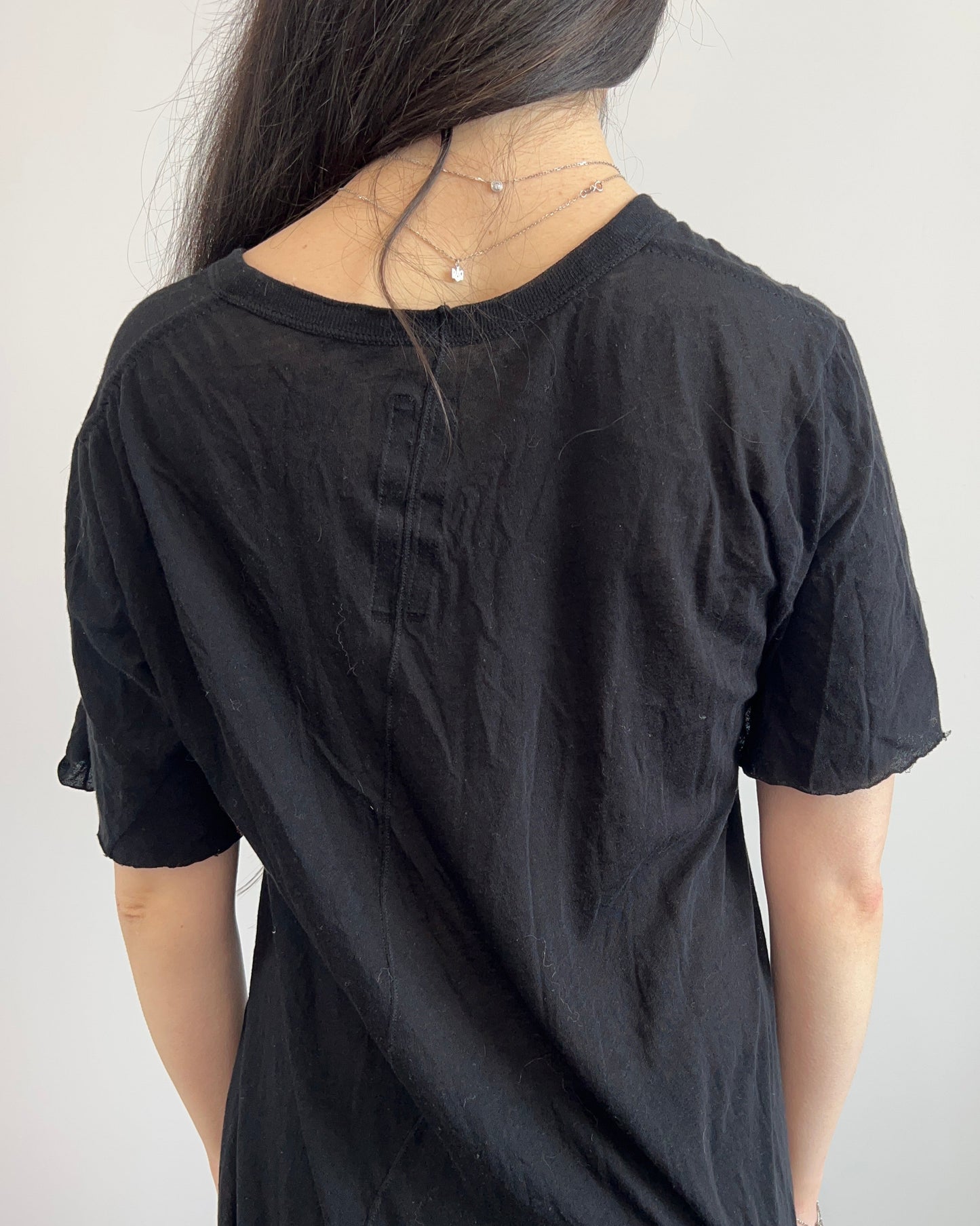 Rick Owens Anthem S/S 2011 Black T-Shirt