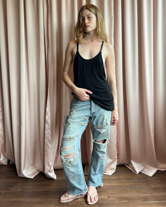 Richmond Denim “Destroy” Distressed Baggy Jeans