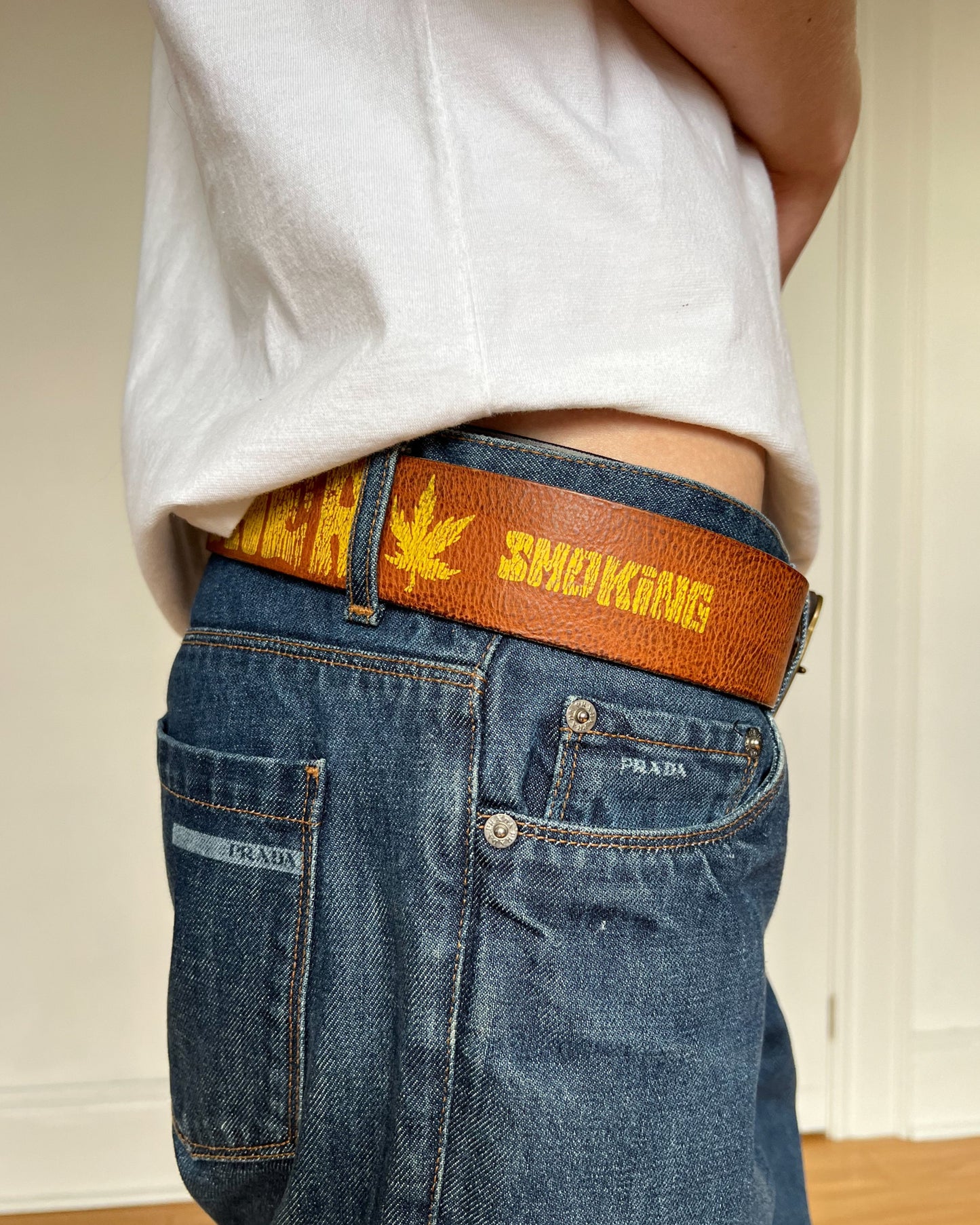 Dsquared² S/S 2005 "Fucking' Stoner" Leather Belt