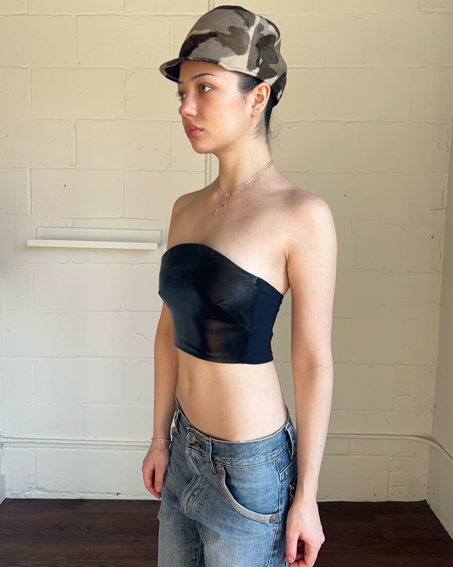 Plein Sud Leather Top