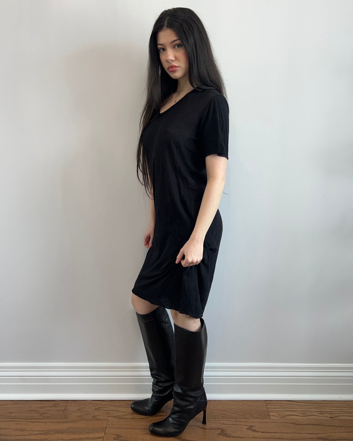Rick Owens Anthem S/S 2011 Black T-Shirt