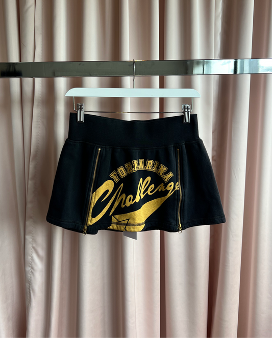 Italian Brand Deadstock Reconstructed Mini Skirt