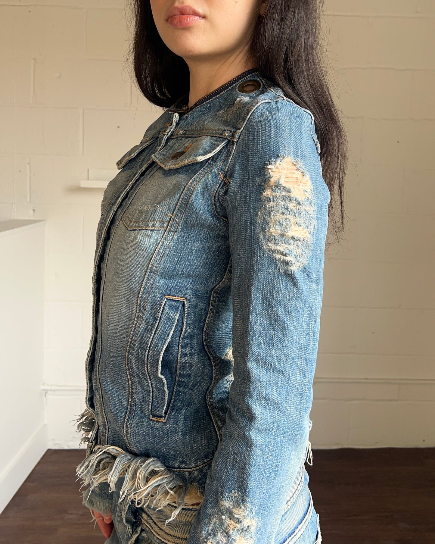 L.G.B. Crash Denim Jacket