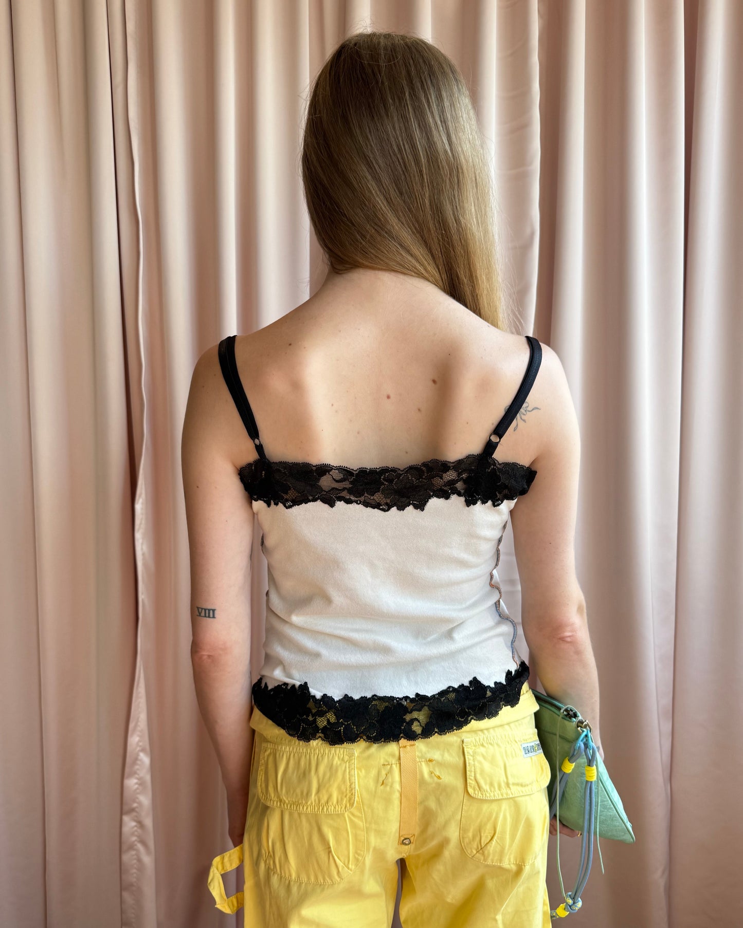 Dolce & Gabbana Muhammad Ali Boxing Lace Trim Tank Top