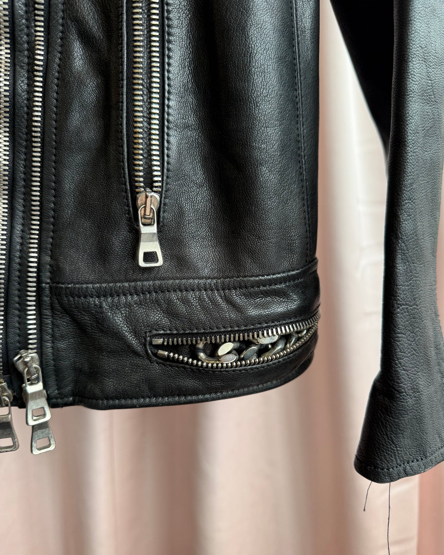 Balmain S/S 2011 by Christophe Decarnin Ten Zipper Studded Goat Leather Jacket