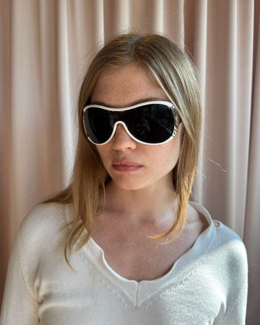 Yves Saint Laurent White 2015/S Sunglasses