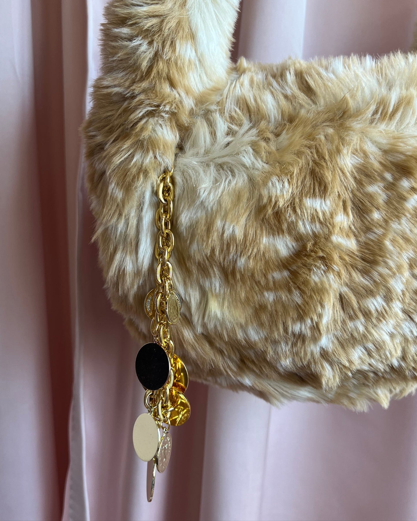 Tsumori Chisato Faux Fur Deer Print Handbag