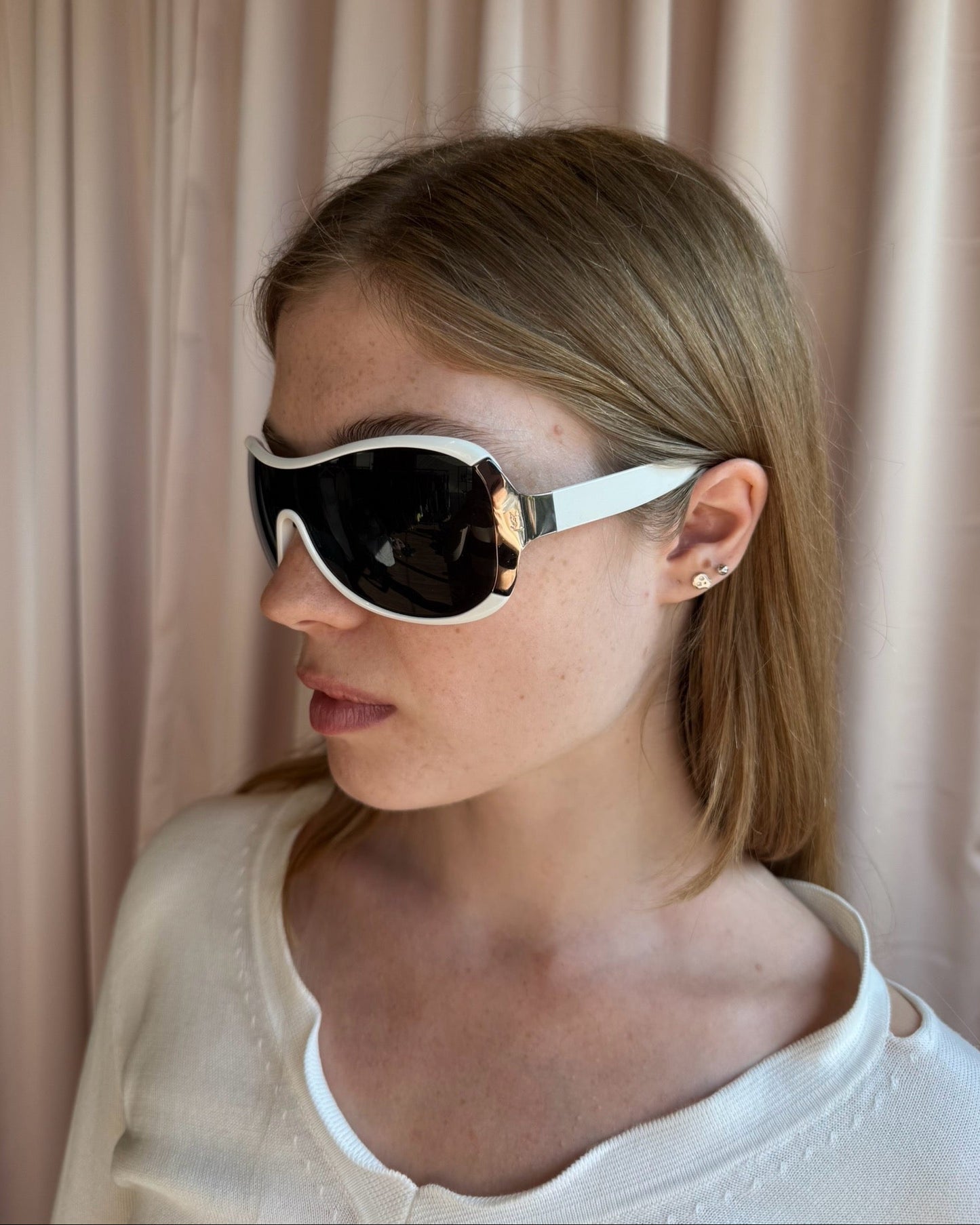 Yves Saint Laurent White 2015/S Sunglasses