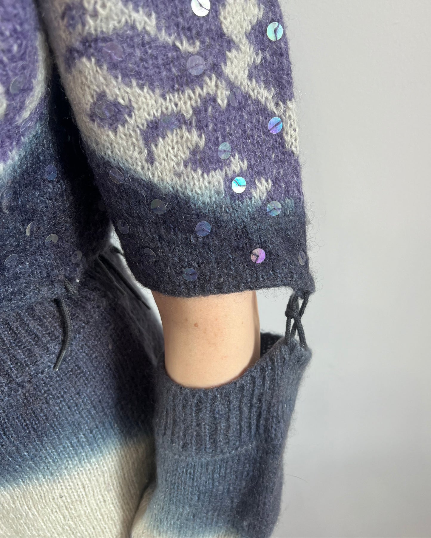 Sportmax Code Sequins Knit Turtleneck