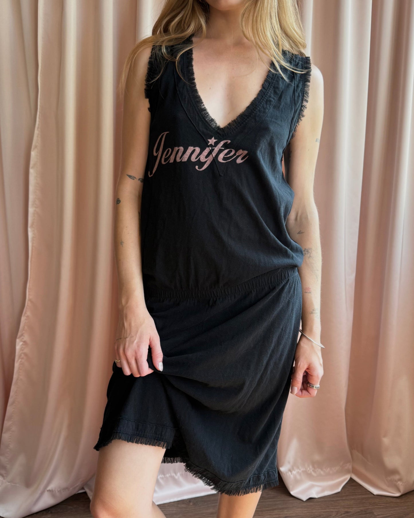 Hysteric Glamour “Jennifer” Drop Waist Black Dress