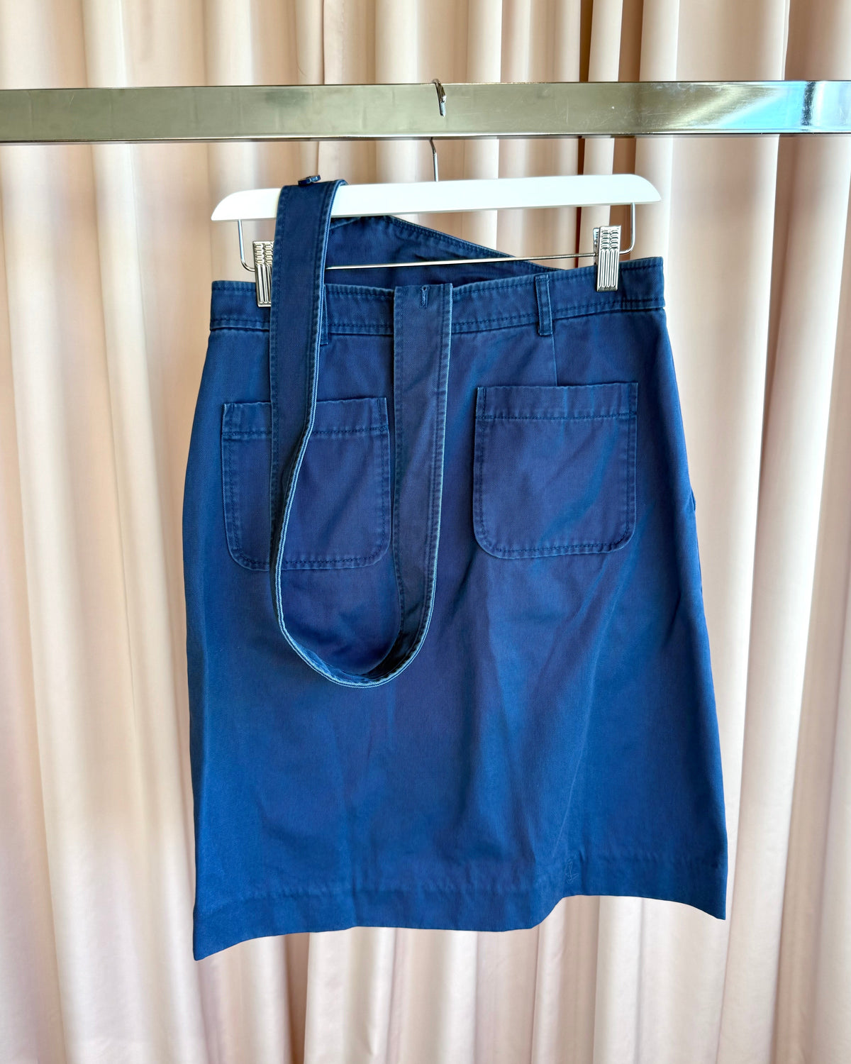 Marc by Marc Jacobs Blue Single Overall Strap Skirt