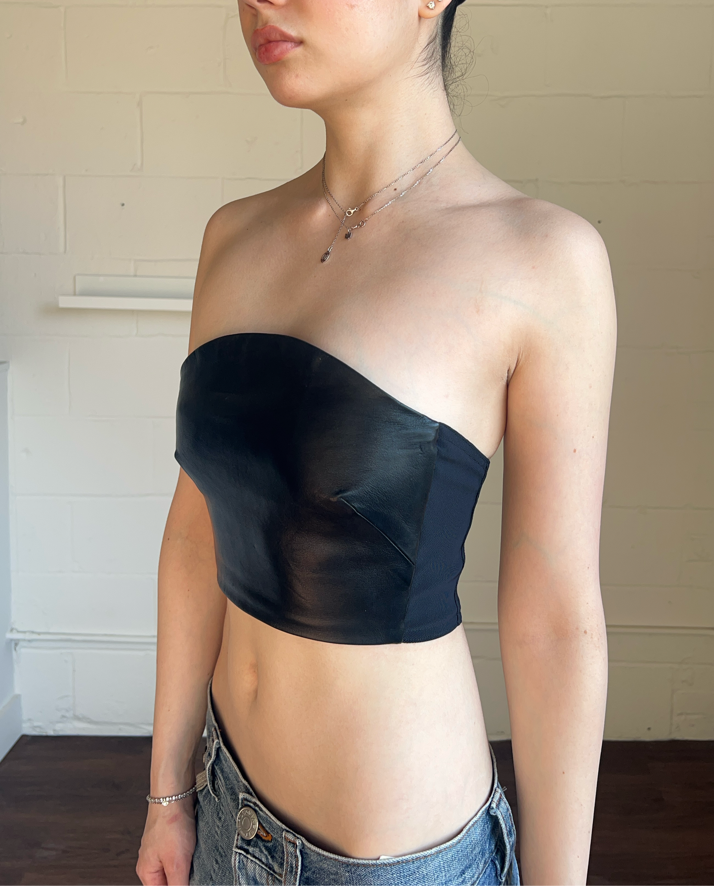 Plein Sud Leather Top