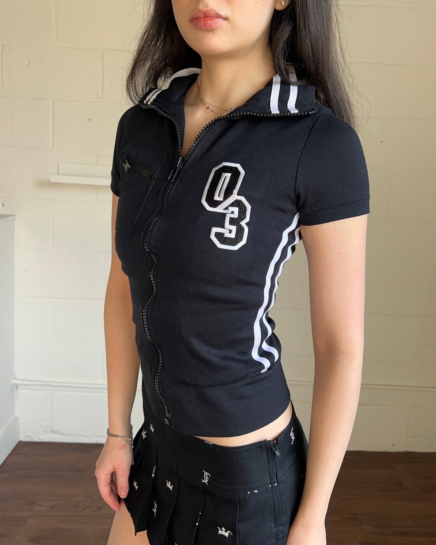 Japanese Brand Zip Up Top