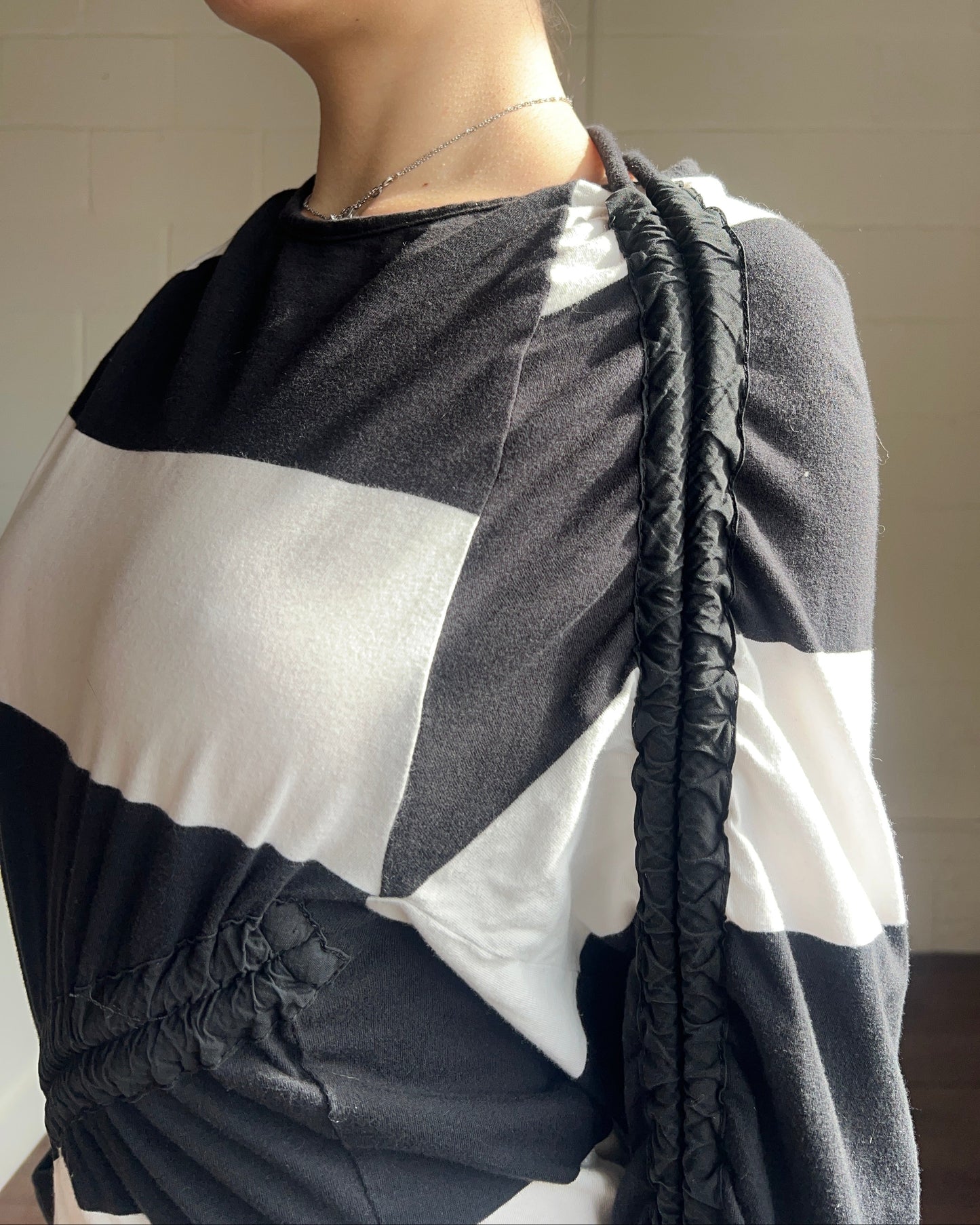 Black & White Striped Dress