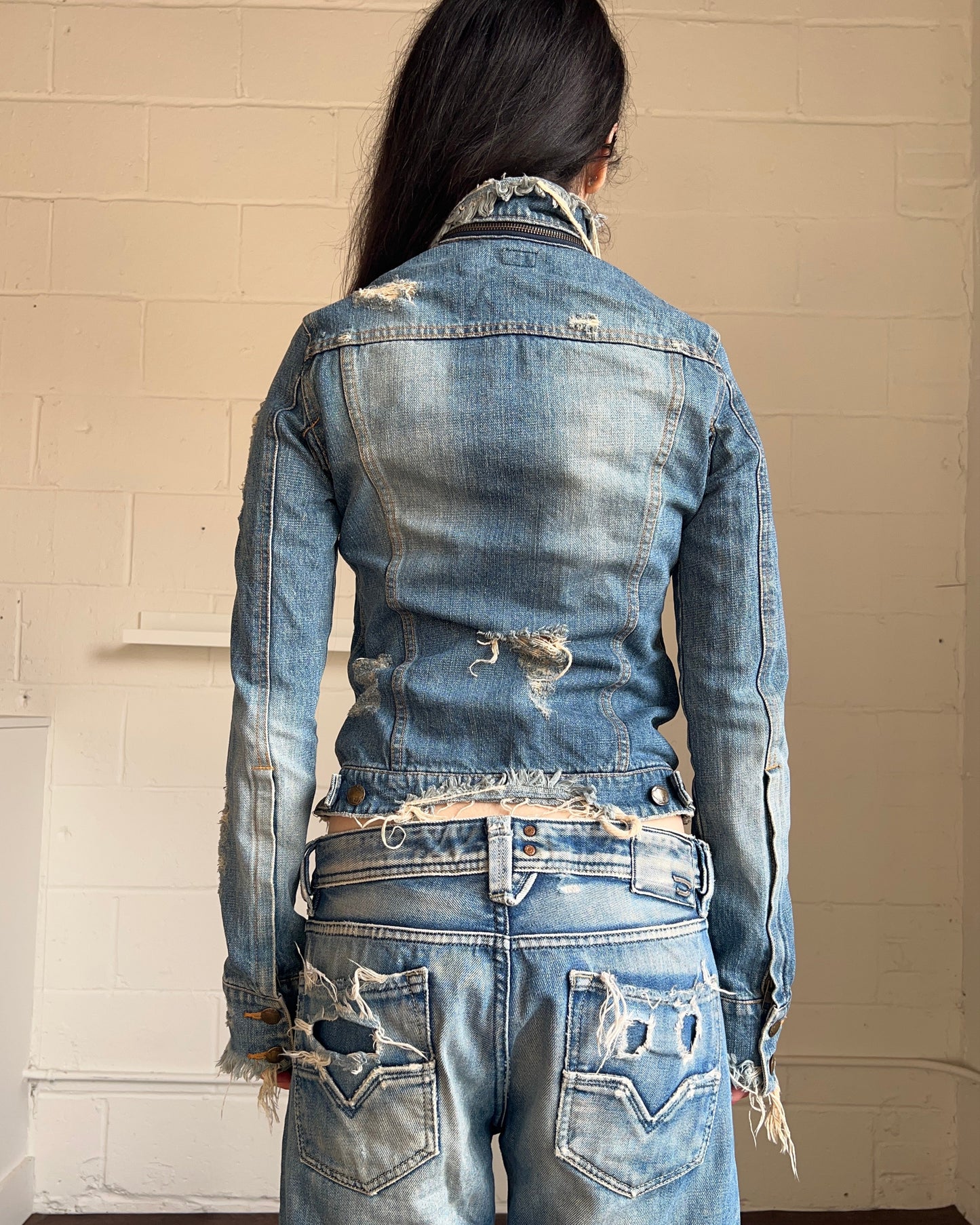L.G.B. Crash Denim Jacket