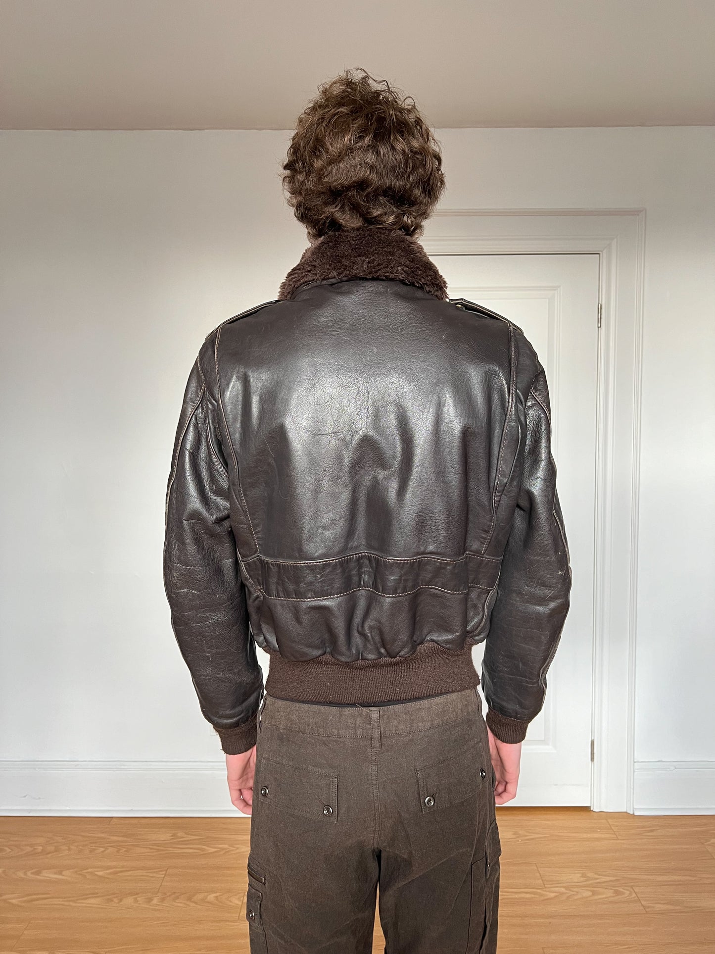 Vintage Schott G-1 Flight Aviator Jacket