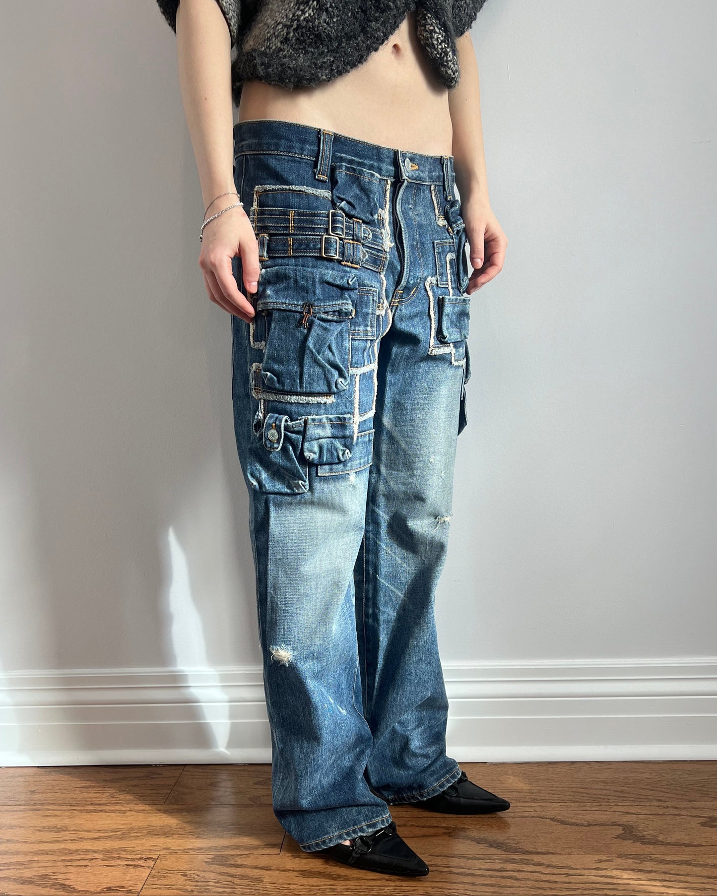 Sunao Kuwahara Cargo Denim