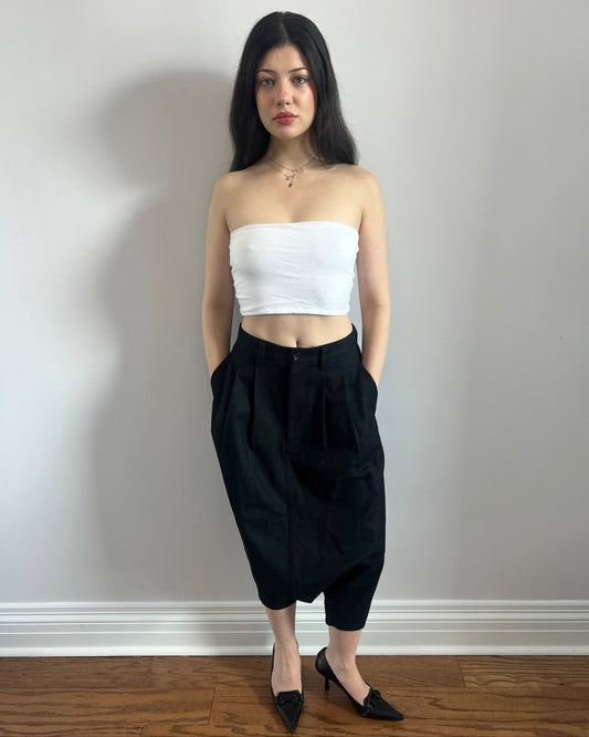 Junya Watanabe Black Wool Sarouel Trousers