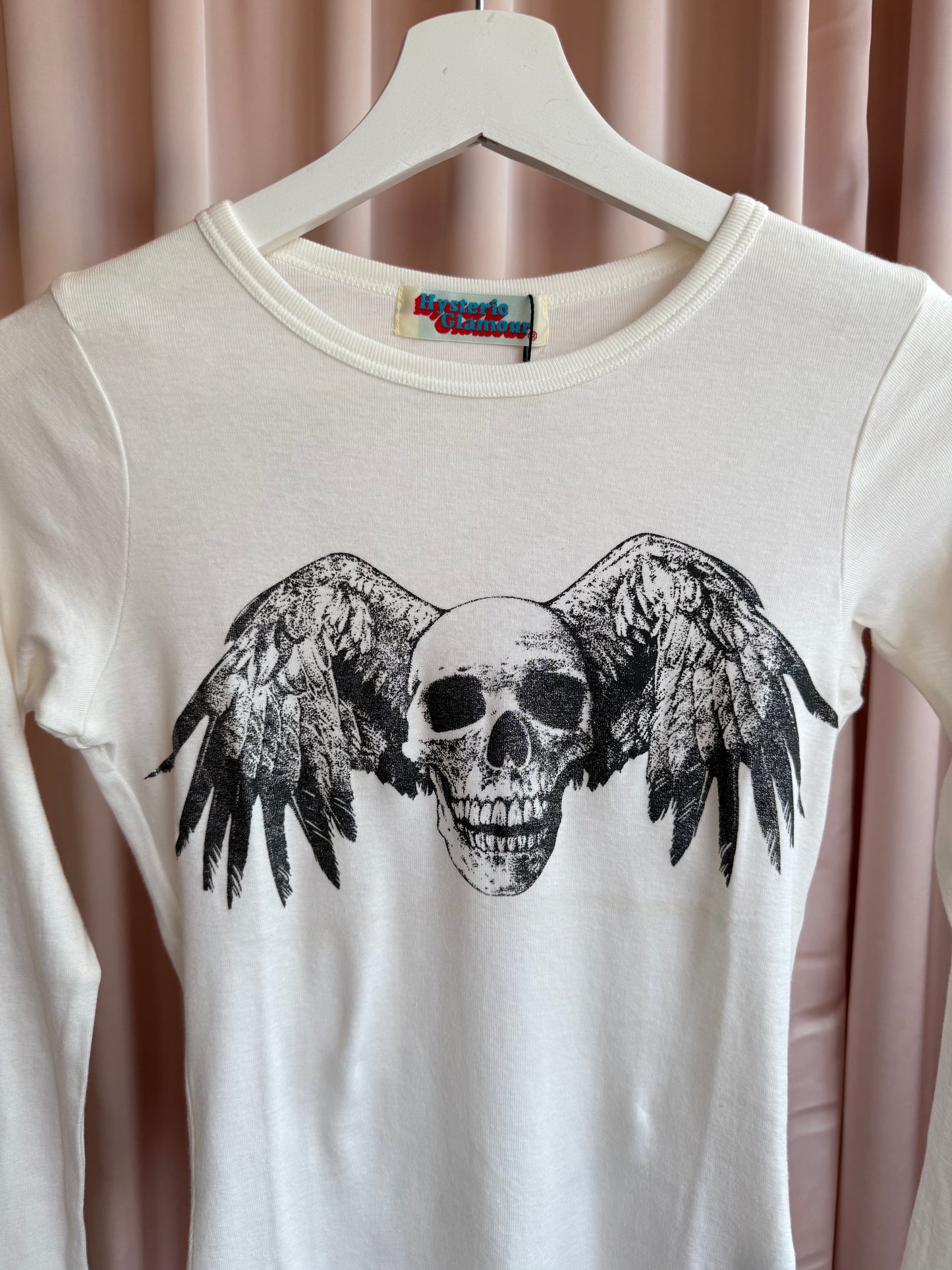 Hysteric Glamour Skull & Wings Long Sleeve Top