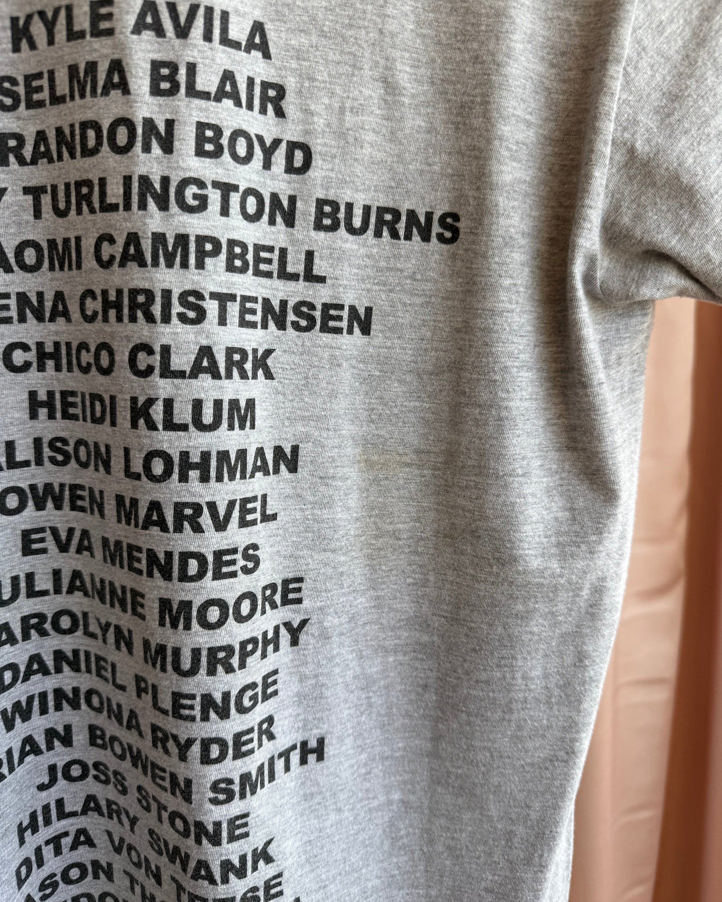 Marc Jacobs "Protect The Skin You're In" Helena Christensen T-Shirt