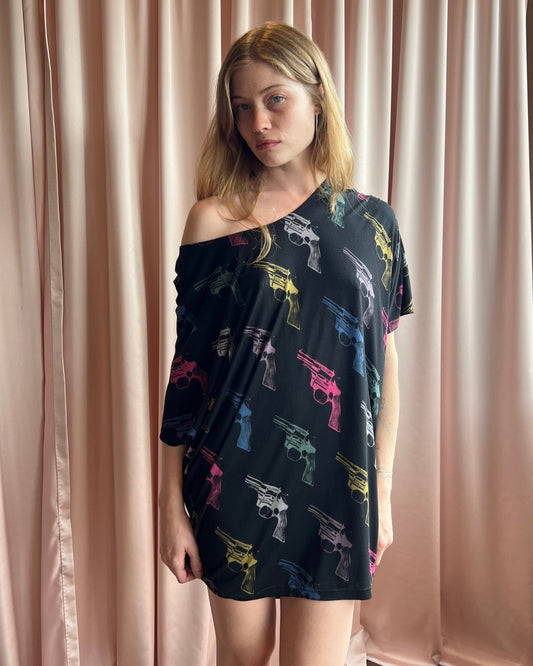 Hysteric Glamour x Andy Warhol Gun Print Mini Dress