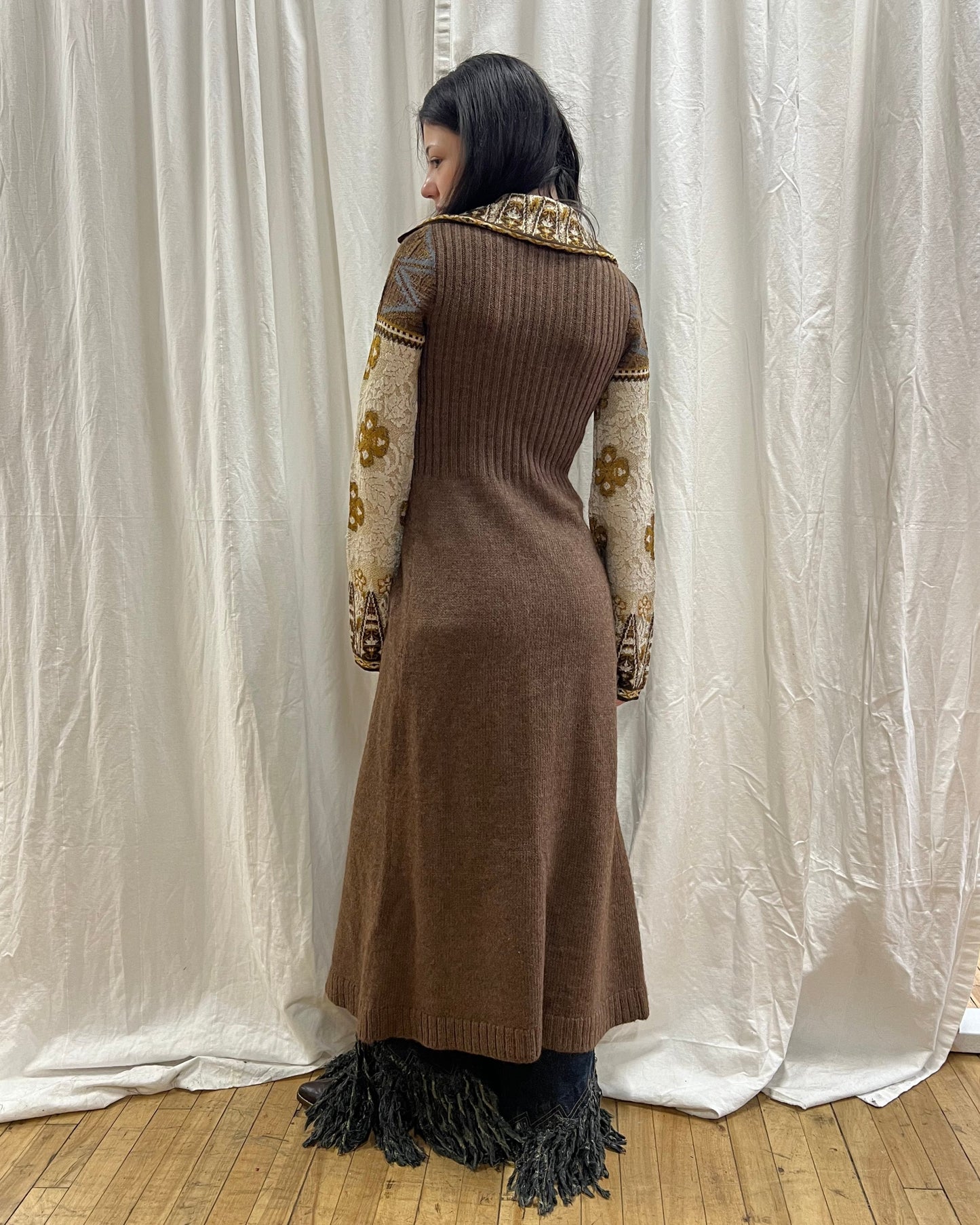 Kenzo Paris Printed Knit Cardigan