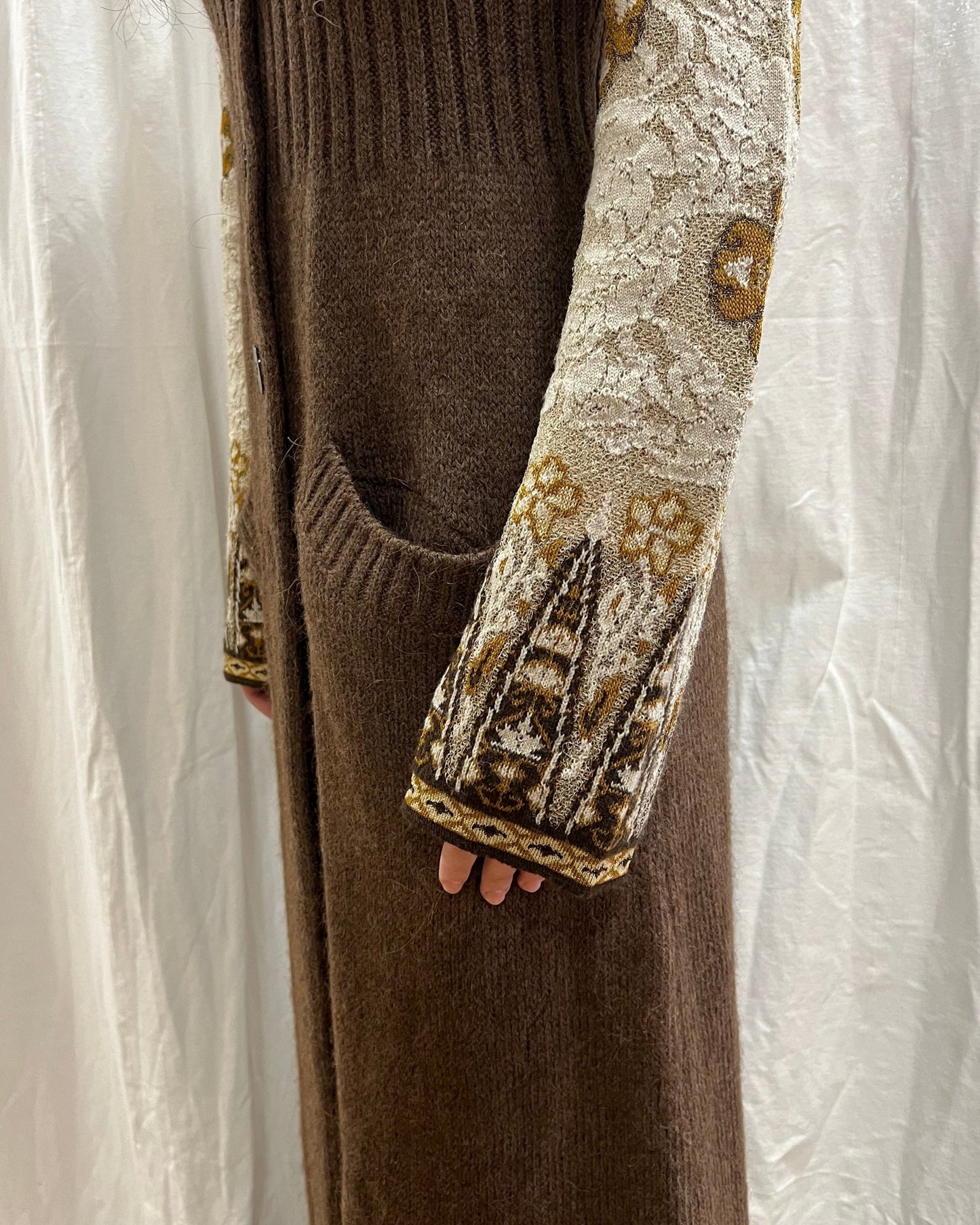 Kenzo Paris Printed Knit Cardigan