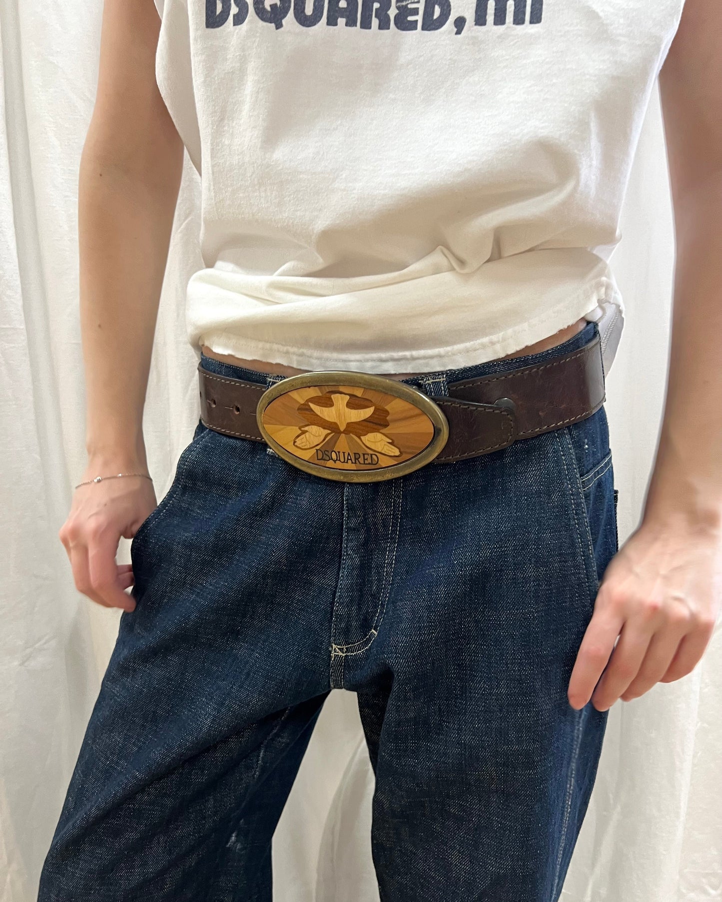 Dsquared² F/W 2005 Praying Leather Belt