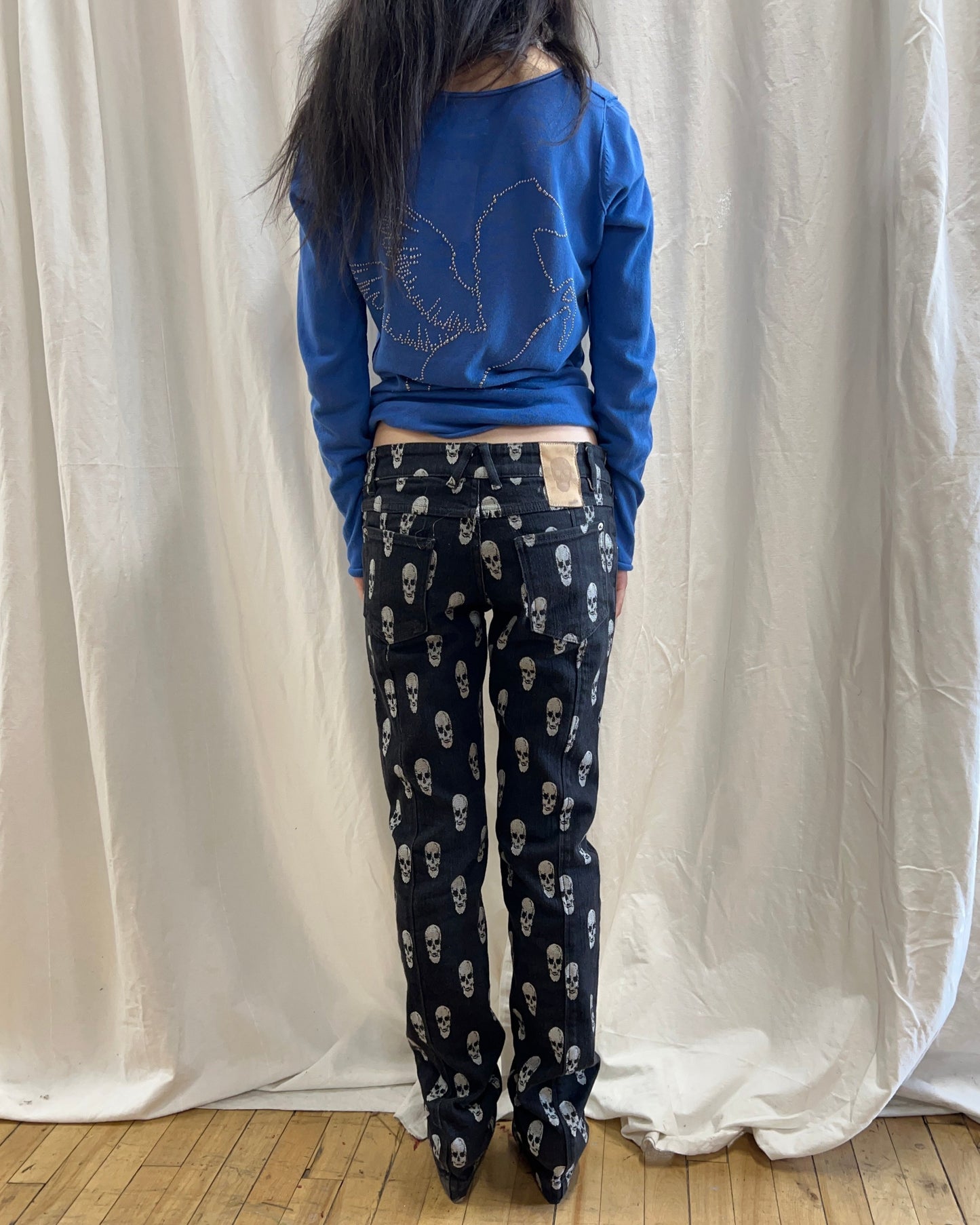 Alexandre Herchcovitch Skull Print Denim