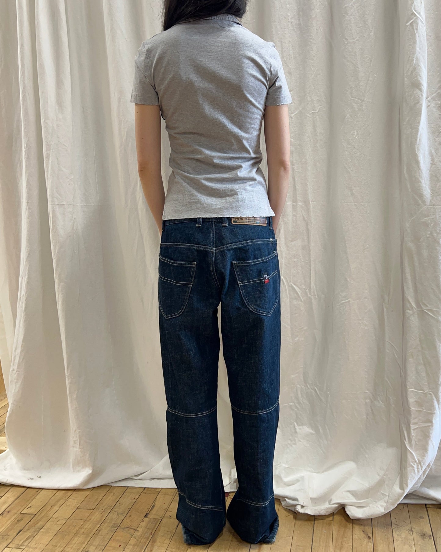Scandinavian Brand Dark Wash Denim