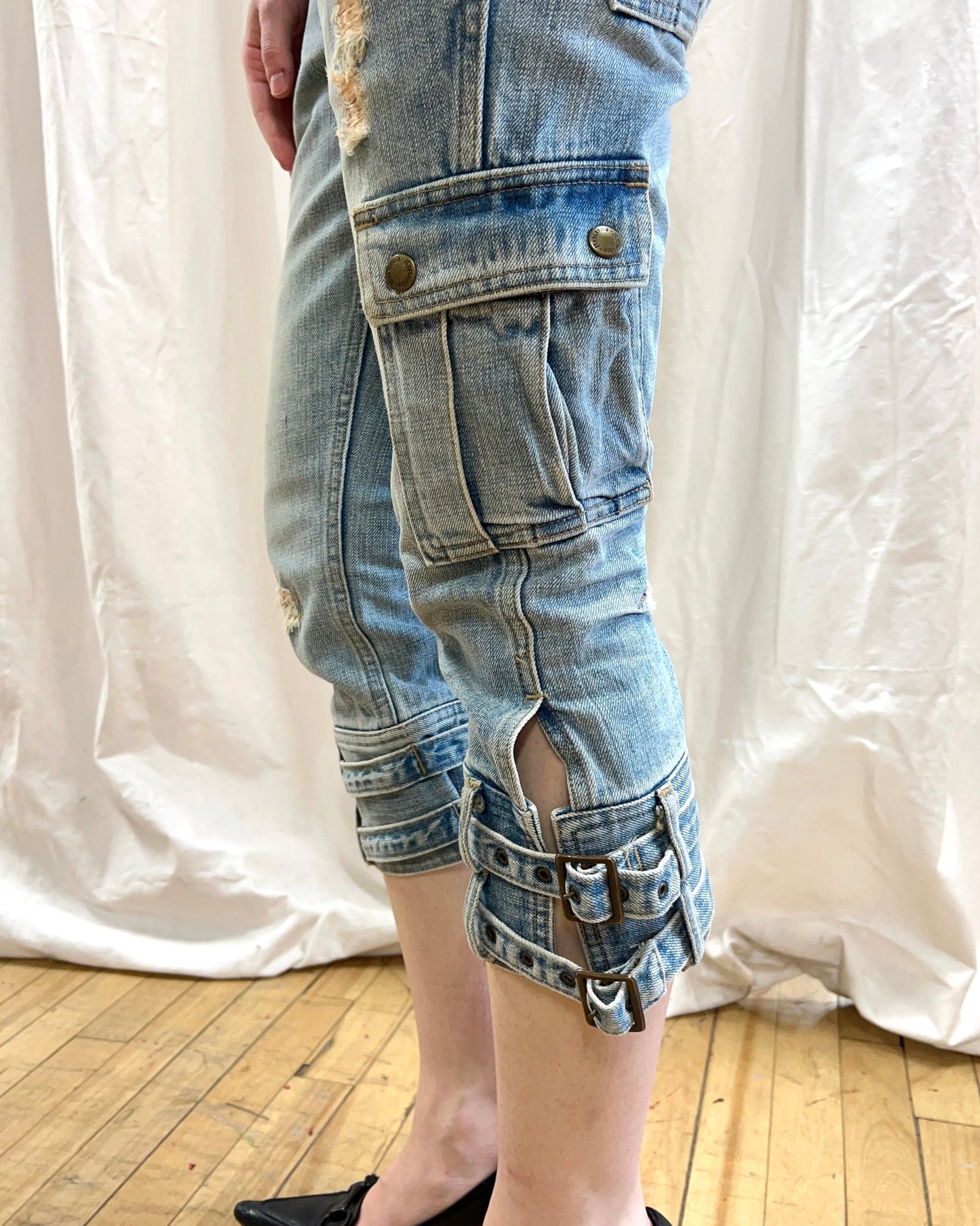 Hysteric Glamour Cropped Cargo Denim