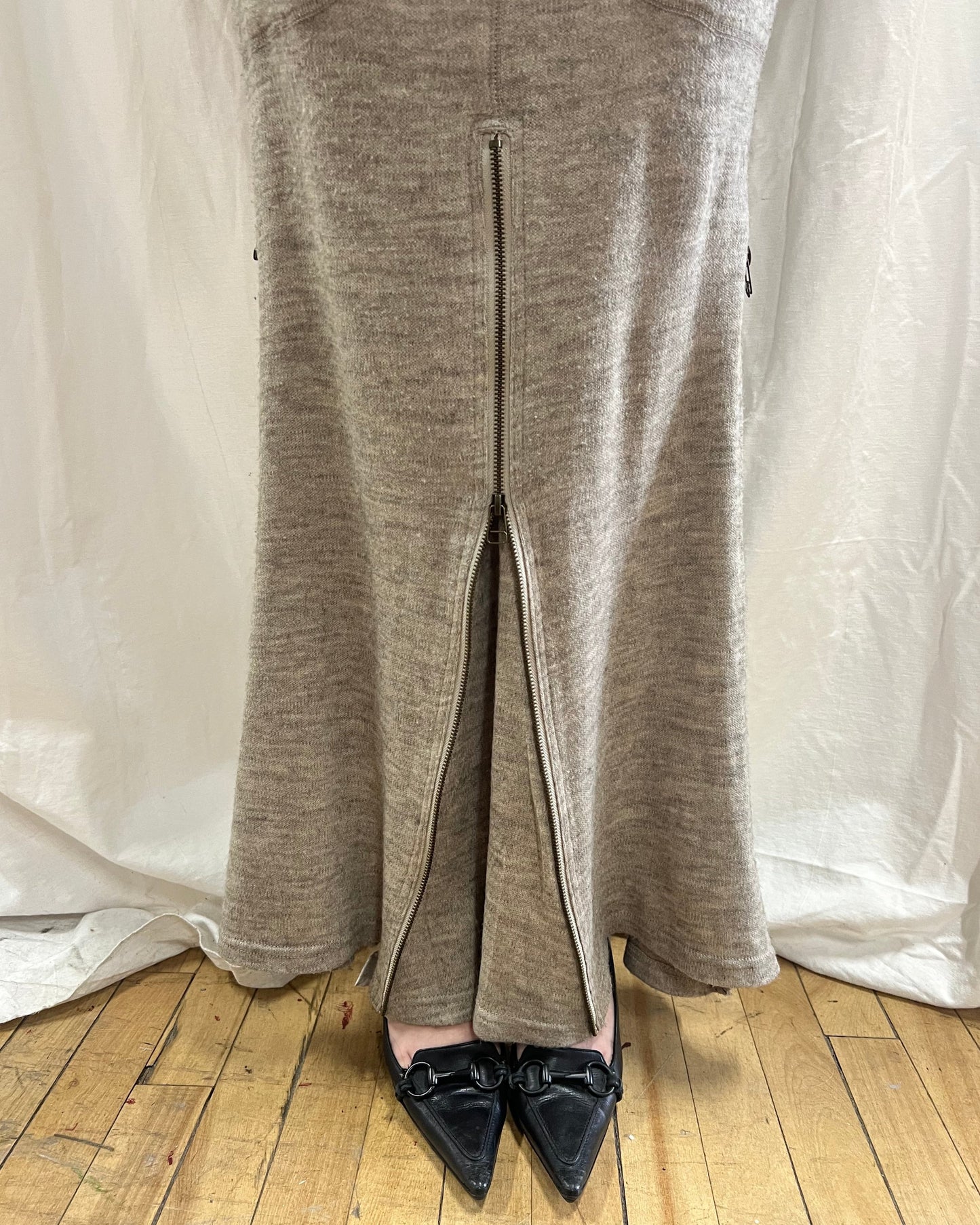 GOA Grey Sweat Maxi Skirt