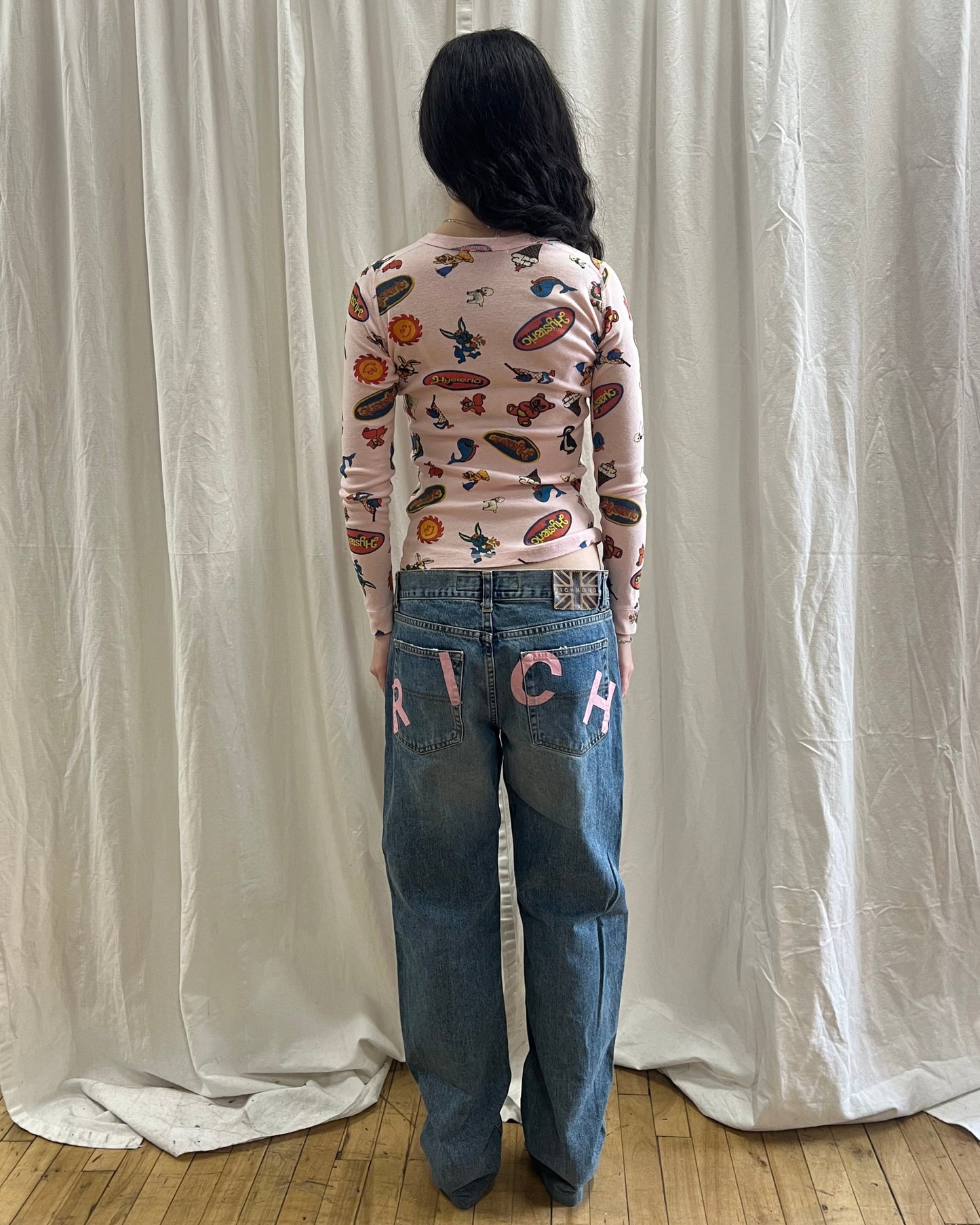 Richmond Spell Out Denim