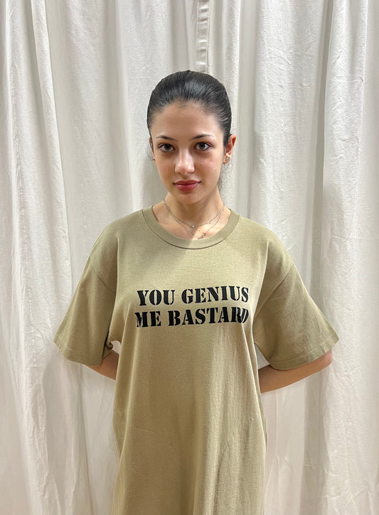 Hysteric Glamour "You Genius Me Bastard" Oversized Pocket Tee