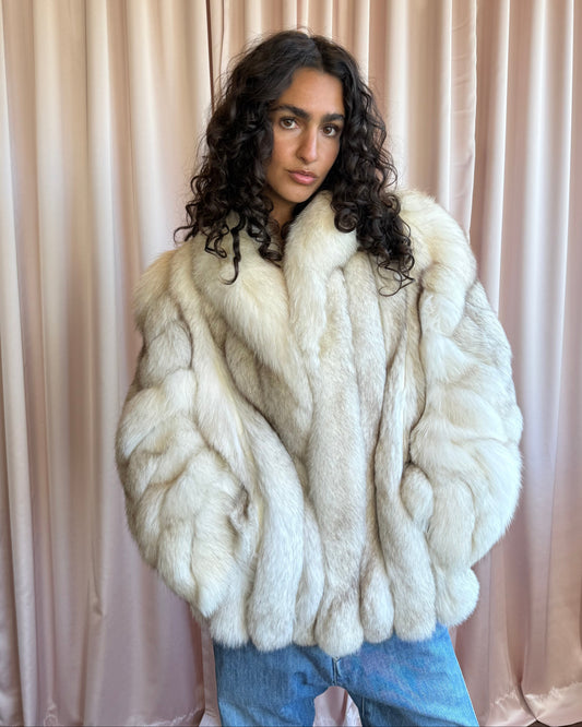 Vintage Genuine Fox Fur Jacket